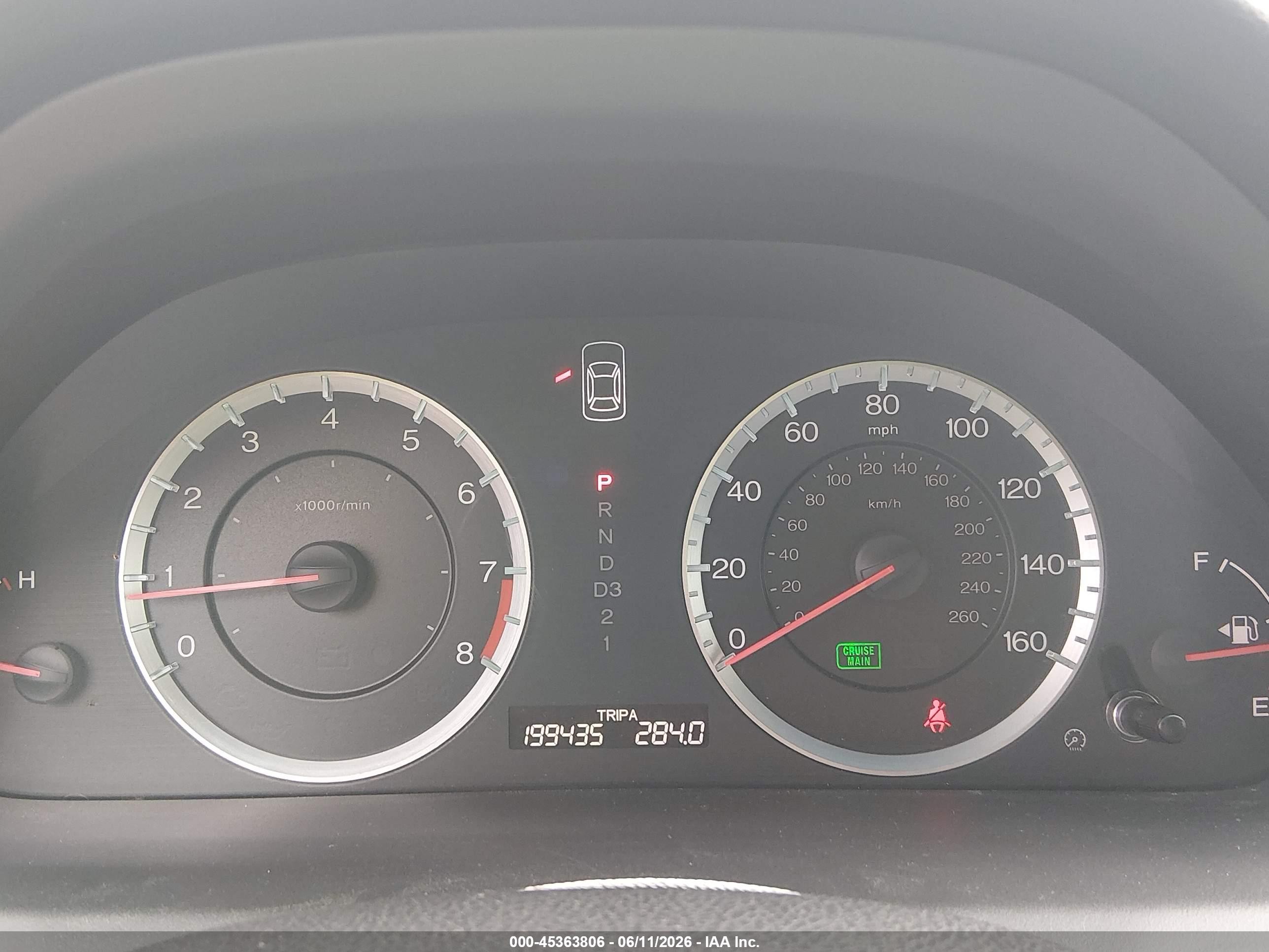 2011 Honda Accord 2.4 Ex-l Light Blue vin: 1HGCP2F86BA097625