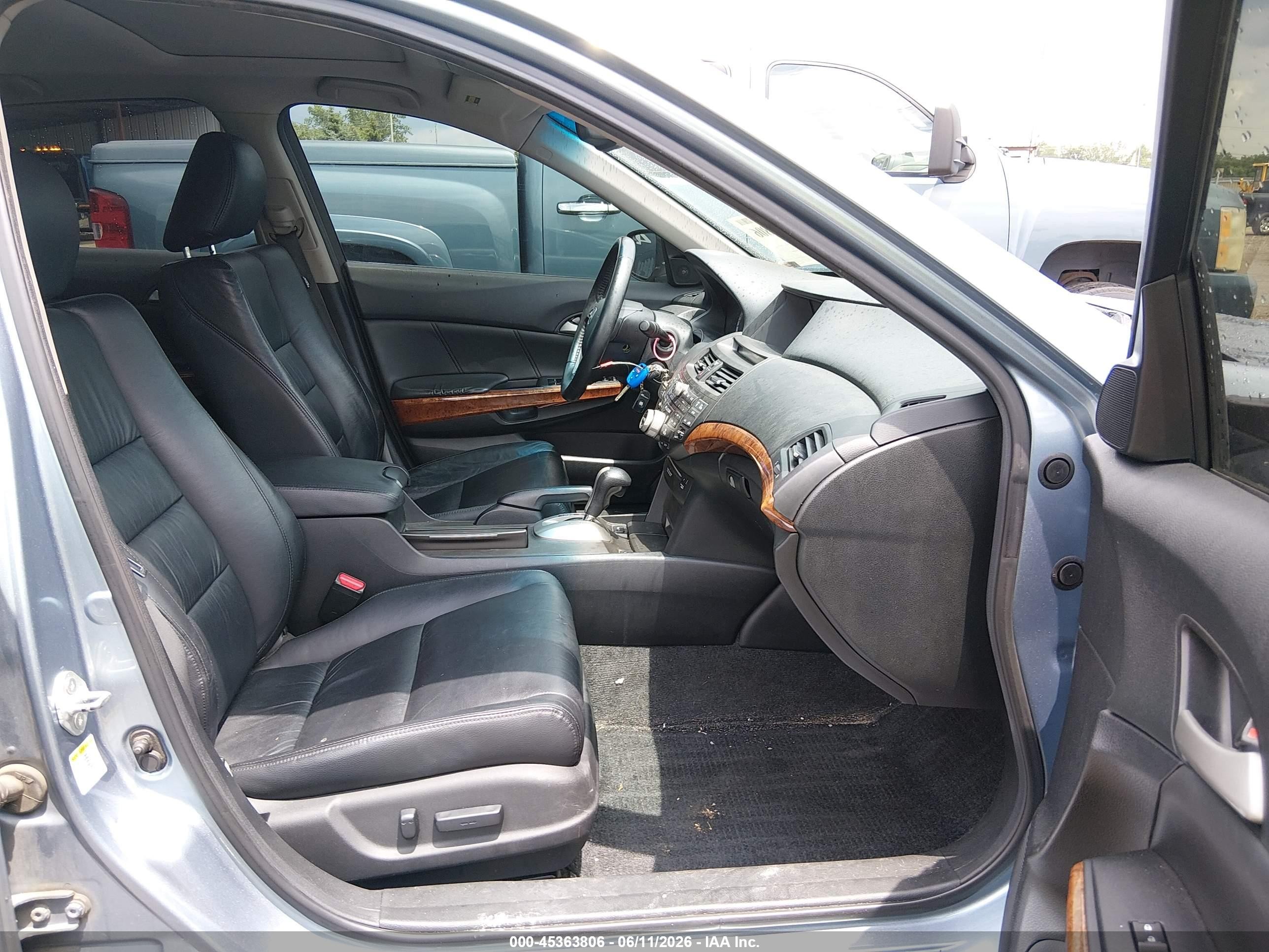 2011 Honda Accord 2.4 Ex-l Light Blue vin: 1HGCP2F86BA097625
