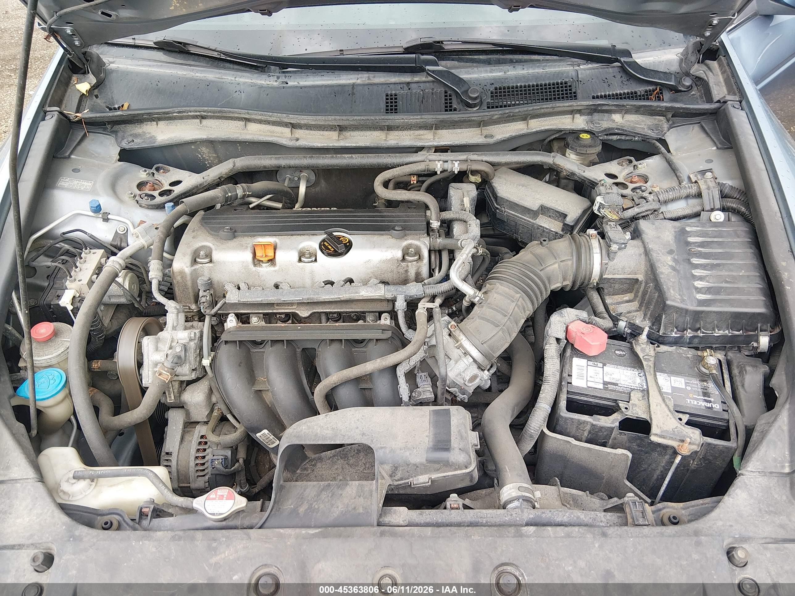 2011 Honda Accord 2.4 Ex-l Light Blue vin: 1HGCP2F86BA097625
