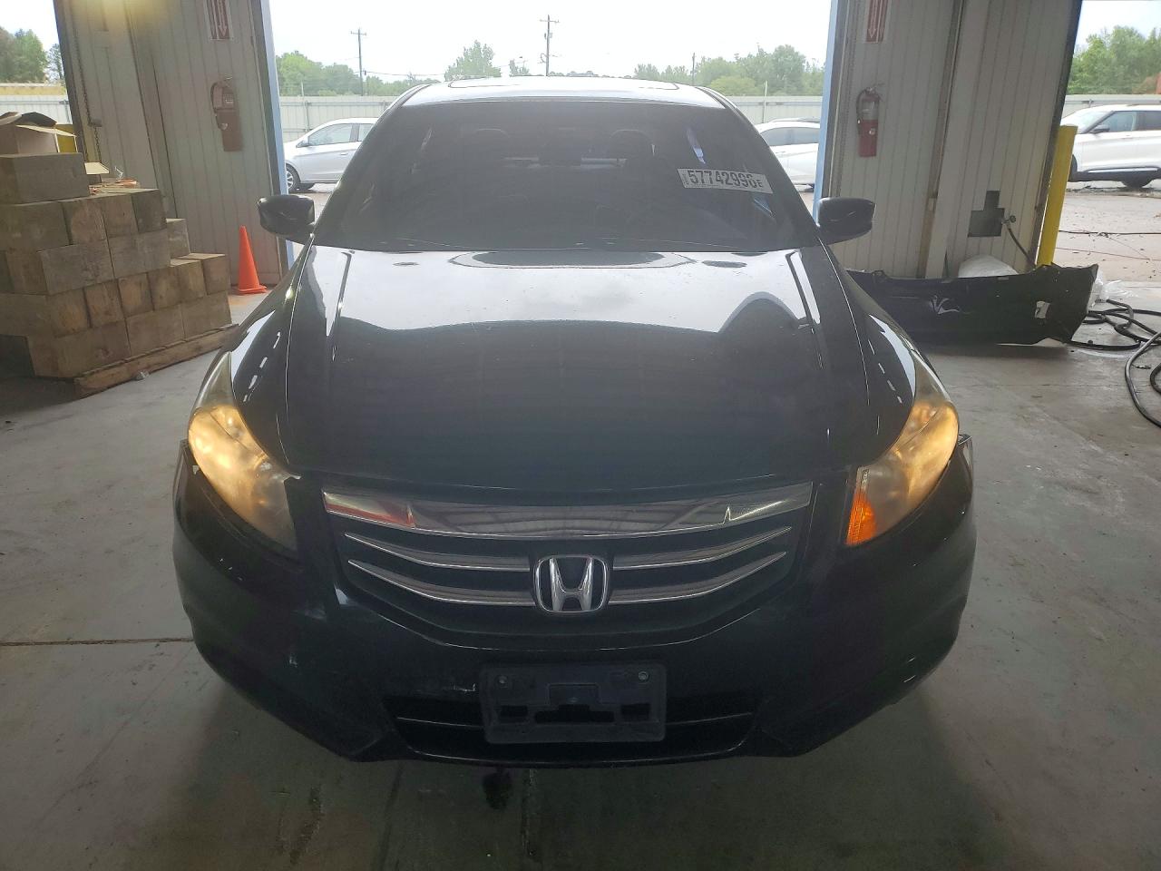 2011 Honda Accord Exl Black vin: 1HGCP2F86BA142983