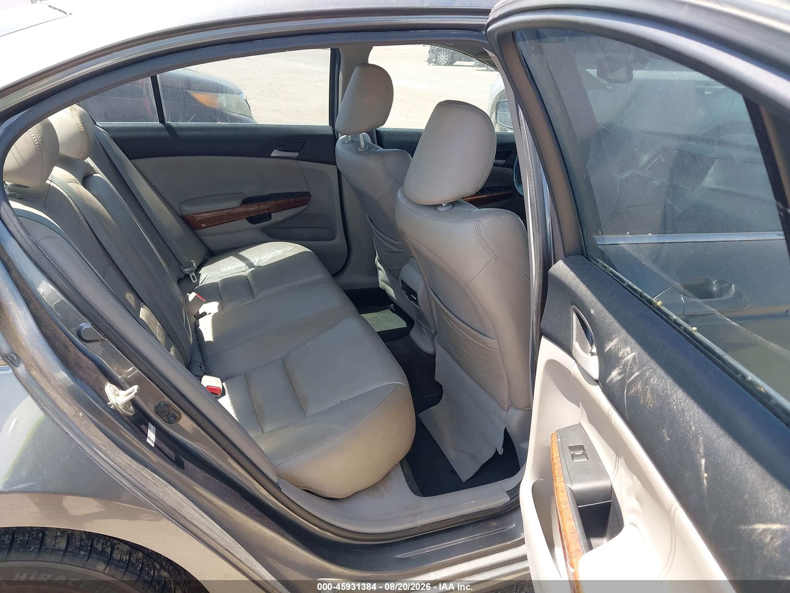 2011 Honda Accord 2.4 Ex-l Gray vin: 1HGCP2F86BA153367