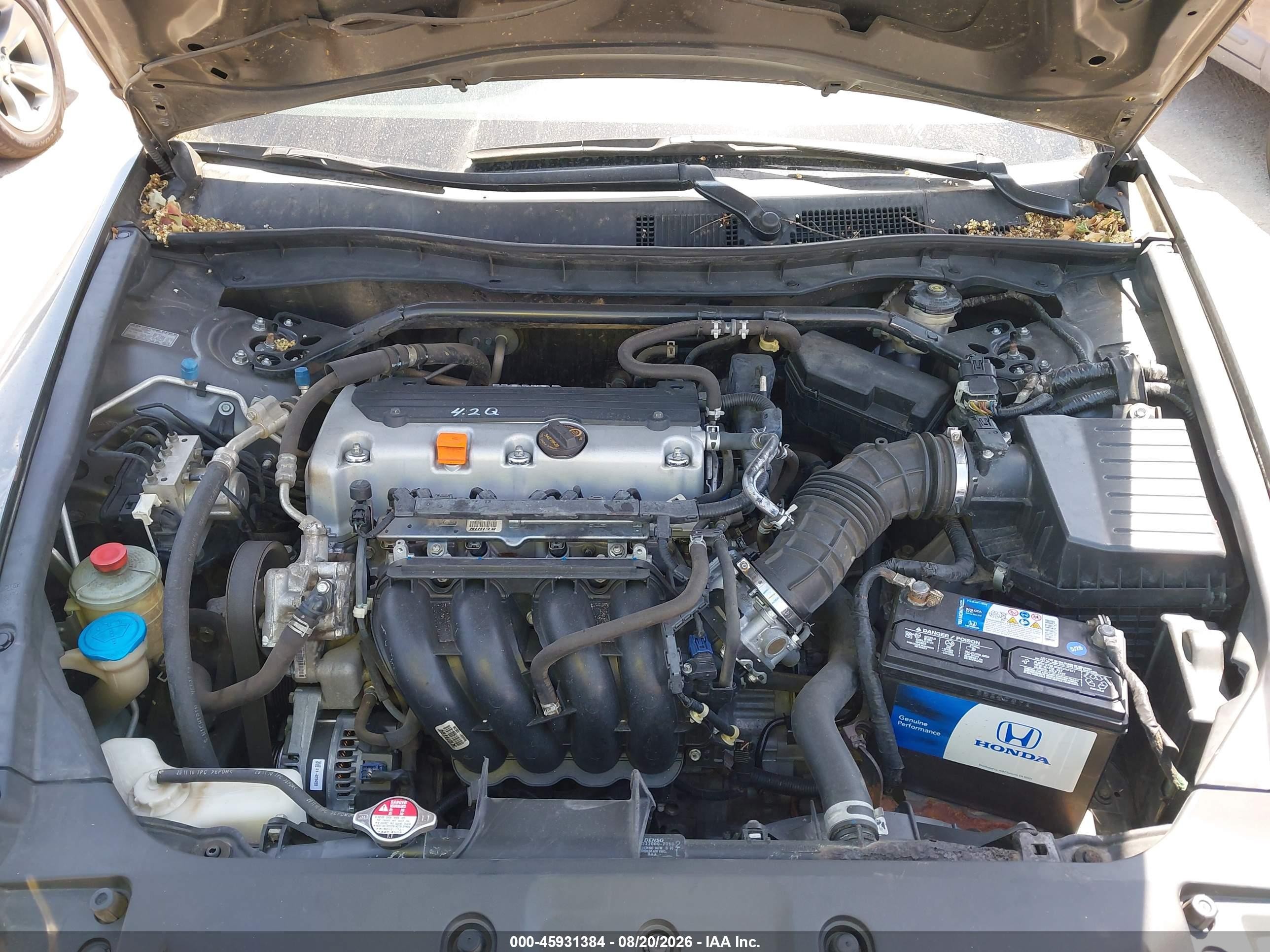 2011 Honda Accord 2.4 Ex-l Gray vin: 1HGCP2F86BA153367