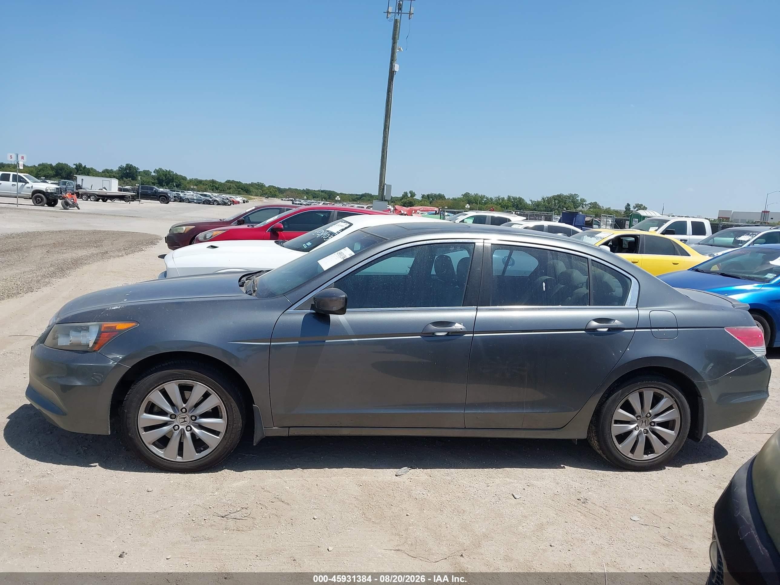 2011 Honda Accord 2.4 Ex-l Gray vin: 1HGCP2F86BA153367