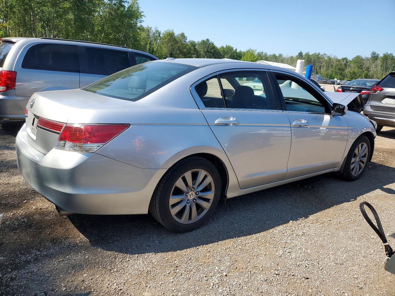 2011 Honda Accord Exl Silver vin: 1HGCP2F86BA802004