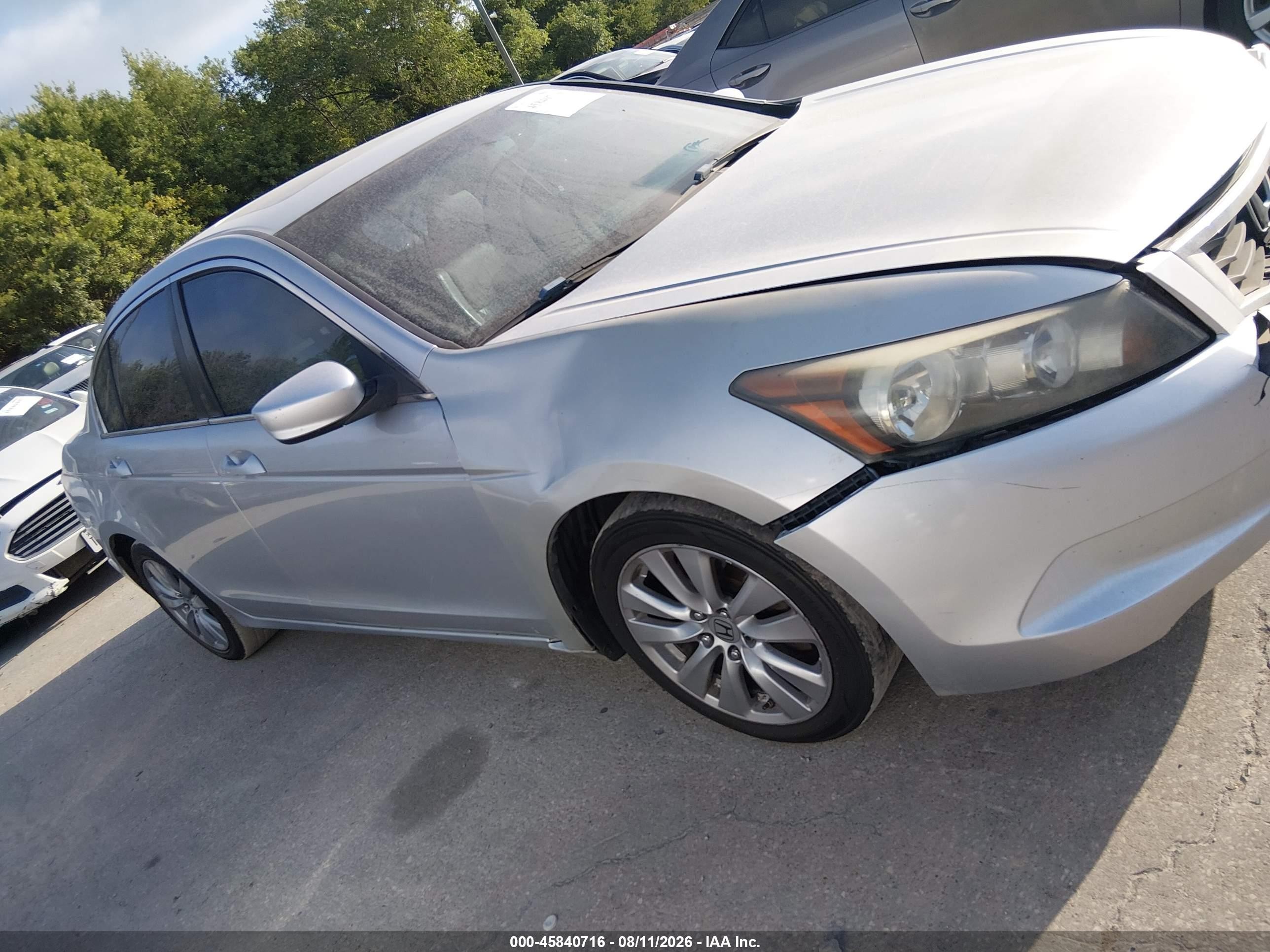 2012 Honda Accord 2.4 Ex-l Gray vin: 1HGCP2F86CA032808
