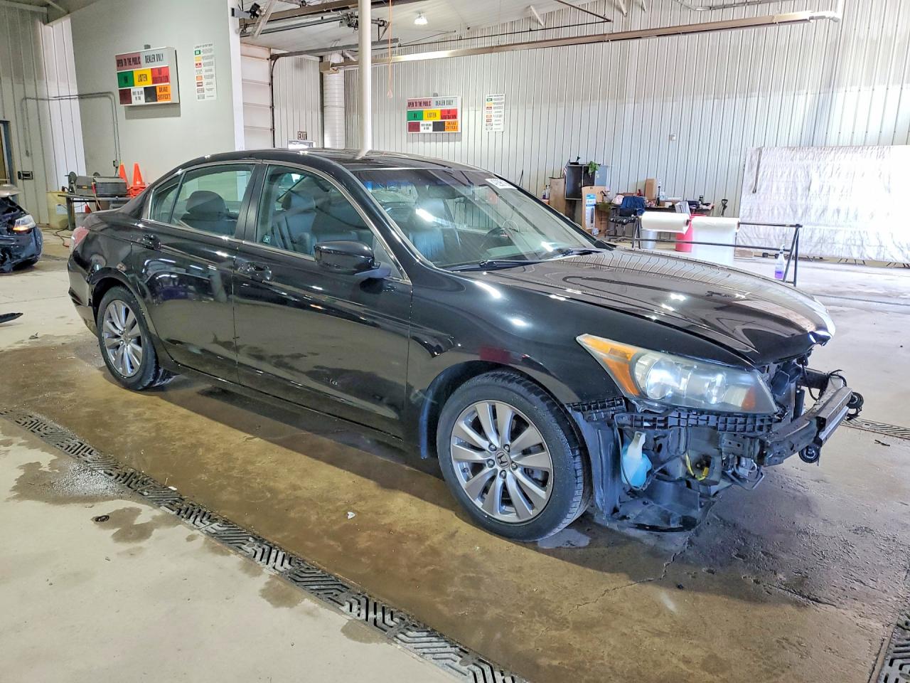 2012 Honda Accord Exl Black vin: 1HGCP2F86CA052556
