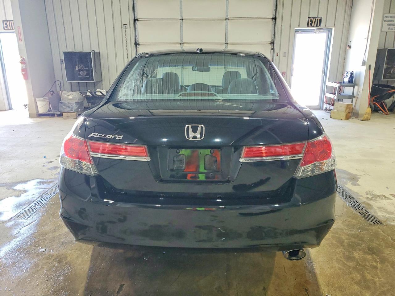 2012 Honda Accord Exl Black vin: 1HGCP2F86CA052556