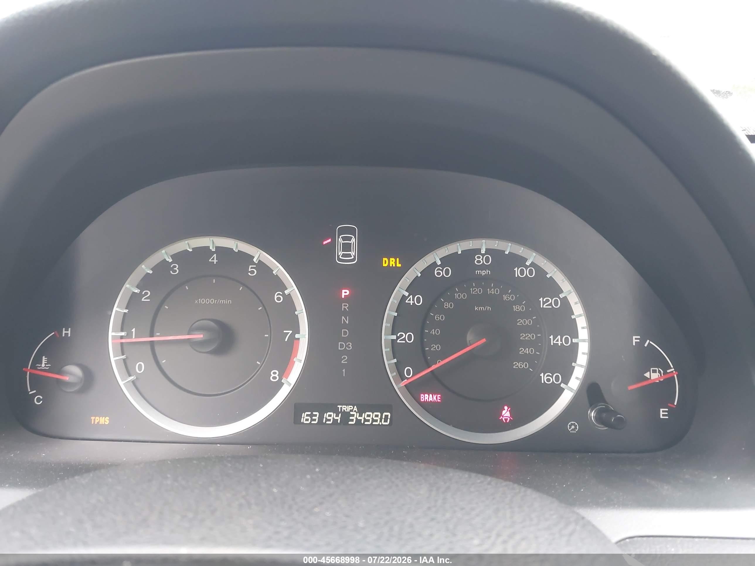 2012 Honda Accord 2.4 Ex-l Burgundy vin: 1HGCP2F86CA058051