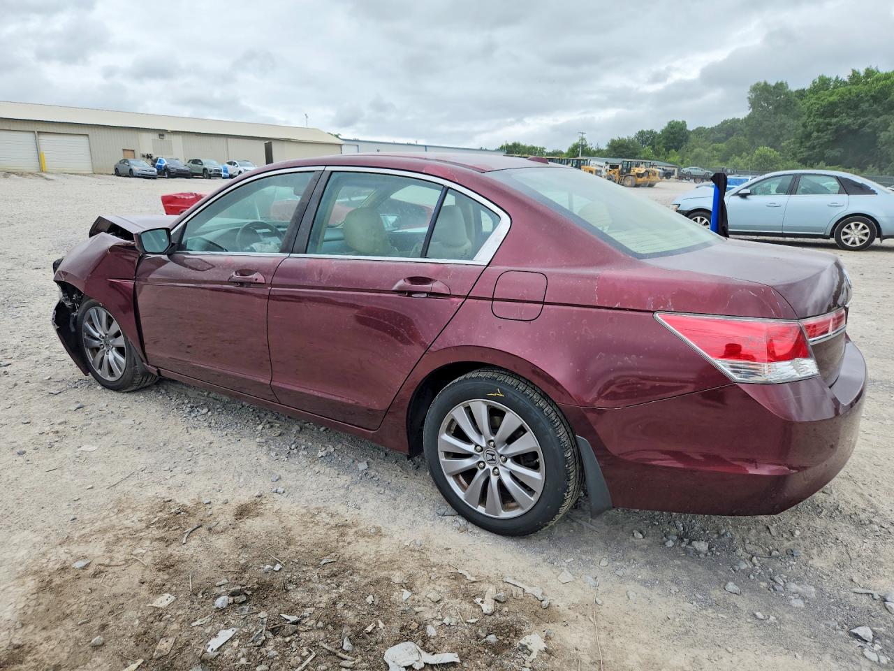 2012 Honda Accord Exl Темно-бордовый vin: 1HGCP2F86CA058079