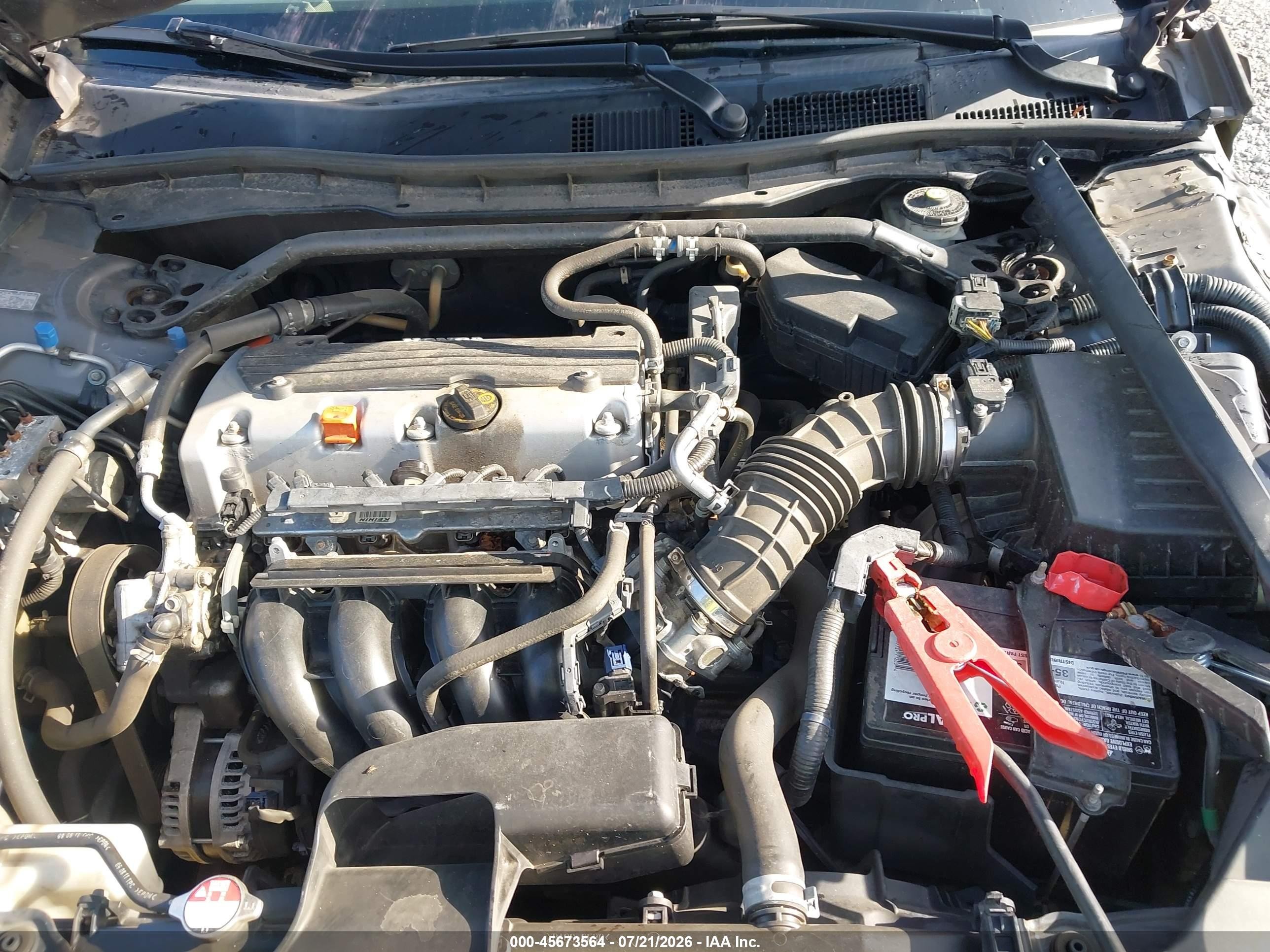 2012 Honda Accord 2.4 Ex-l Серый vin: 1HGCP2F86CA067154