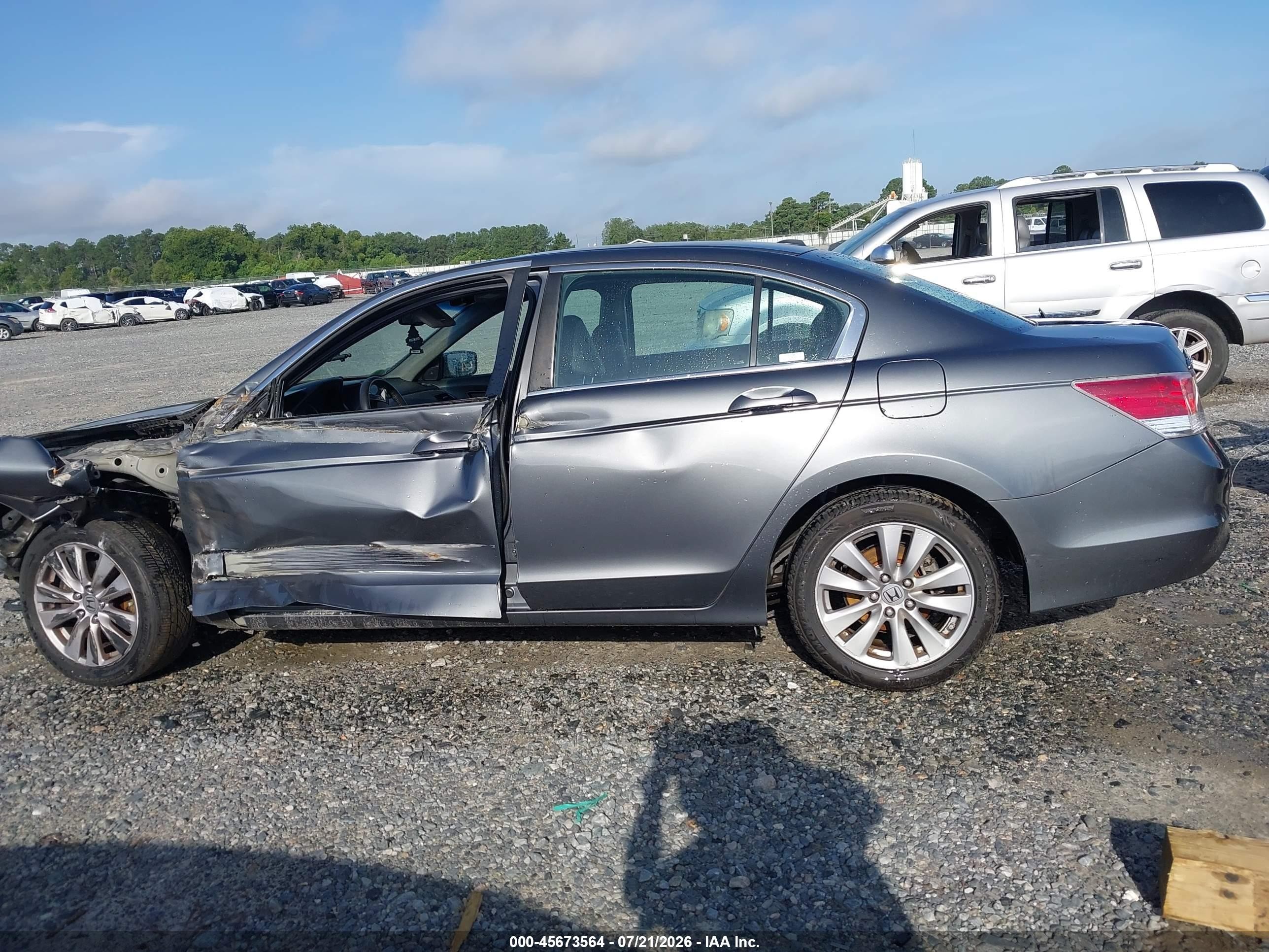2012 Honda Accord 2.4 Ex-l Серый vin: 1HGCP2F86CA067154