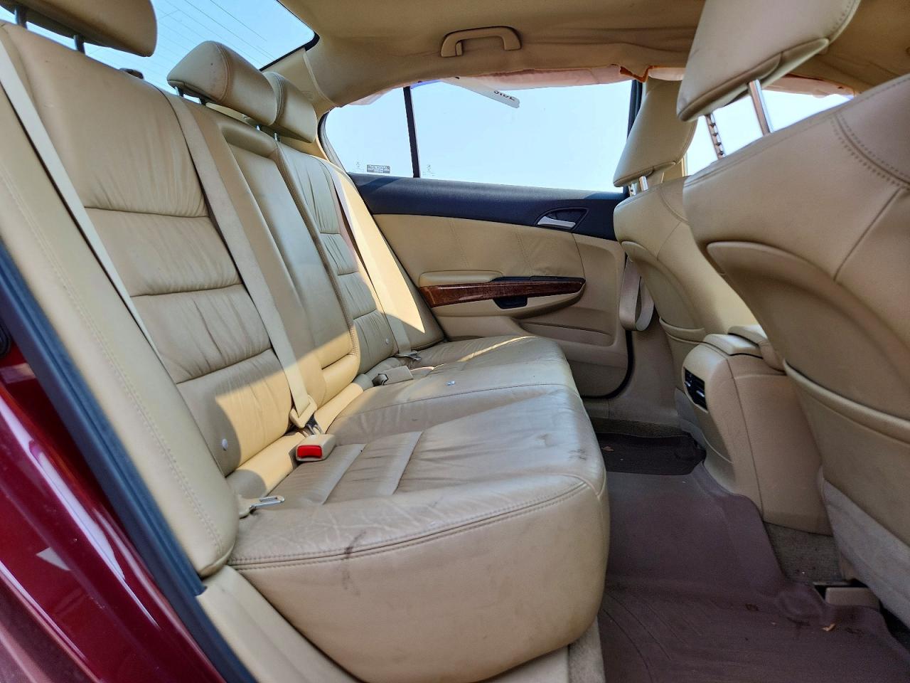 2012 Honda Accord Exl Burgundy vin: 1HGCP2F86CA068174