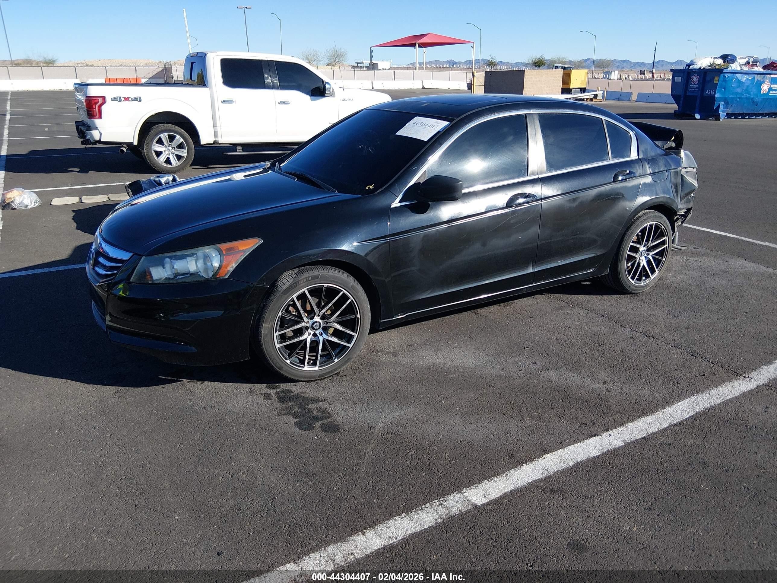 2012 Honda Accord 2.4 Ex-l Black vin: 1HGCP2F86CA070216