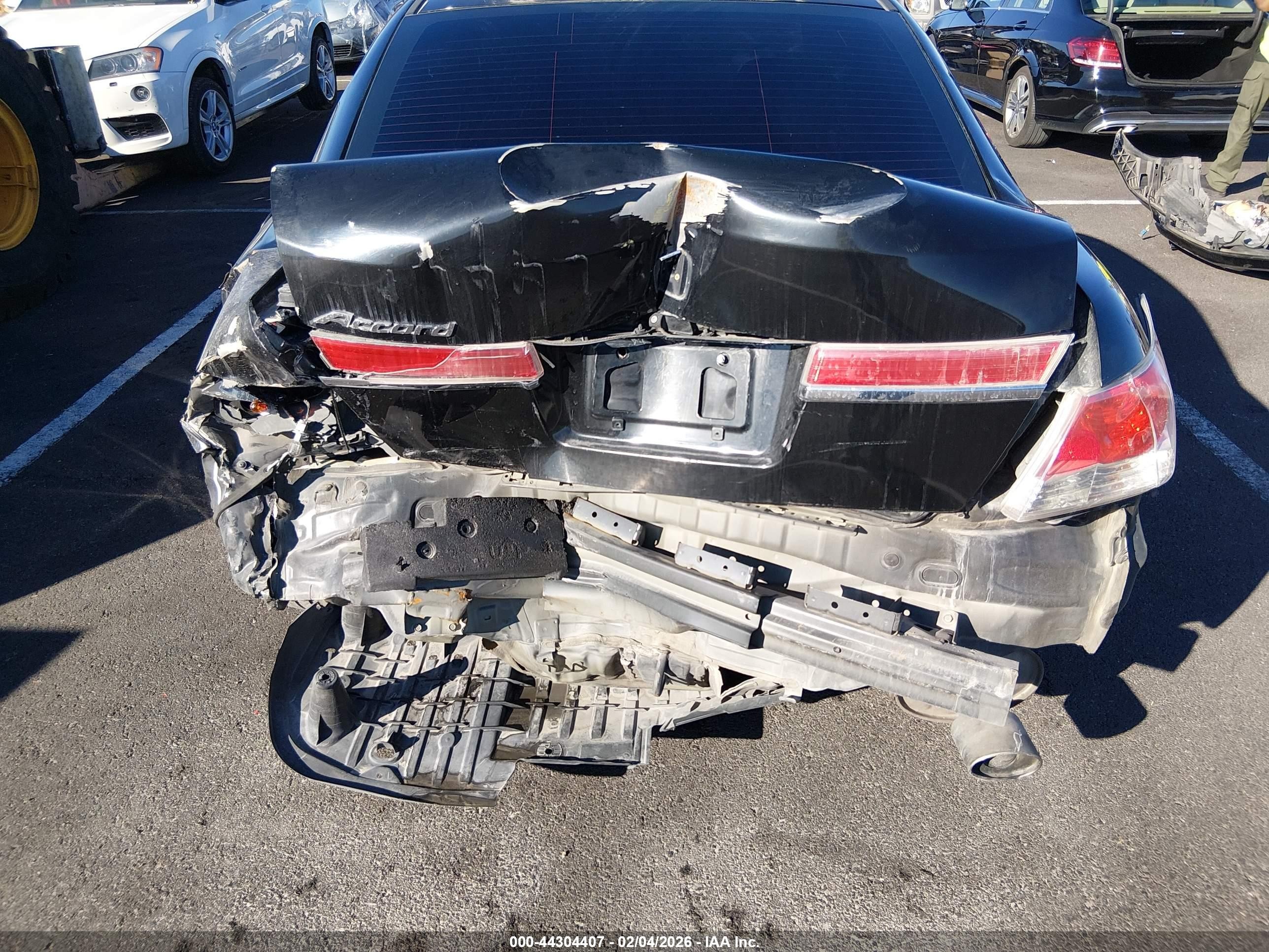 2012 Honda Accord 2.4 Ex-l Black vin: 1HGCP2F86CA070216