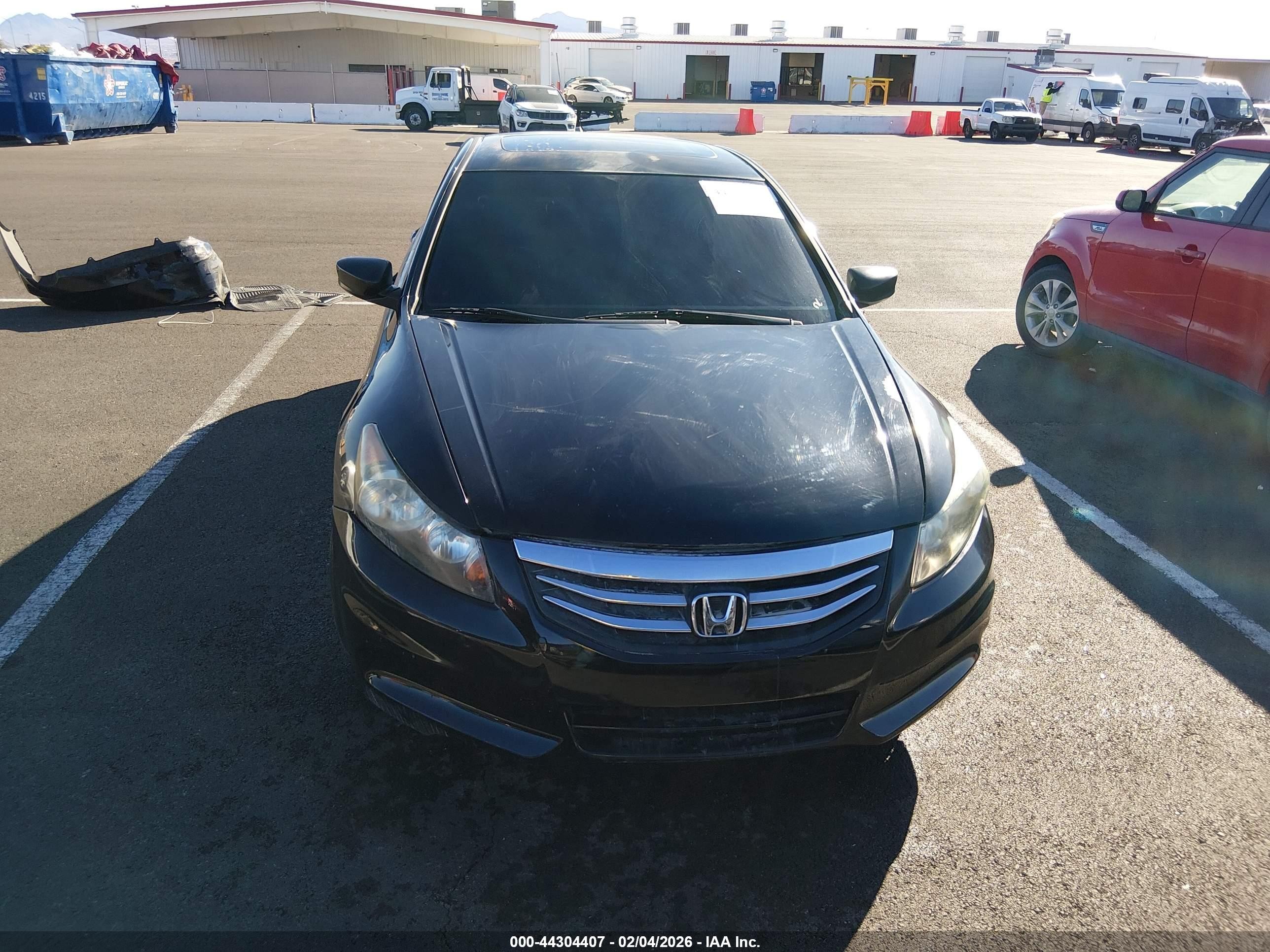 2012 Honda Accord 2.4 Ex-l Black vin: 1HGCP2F86CA070216