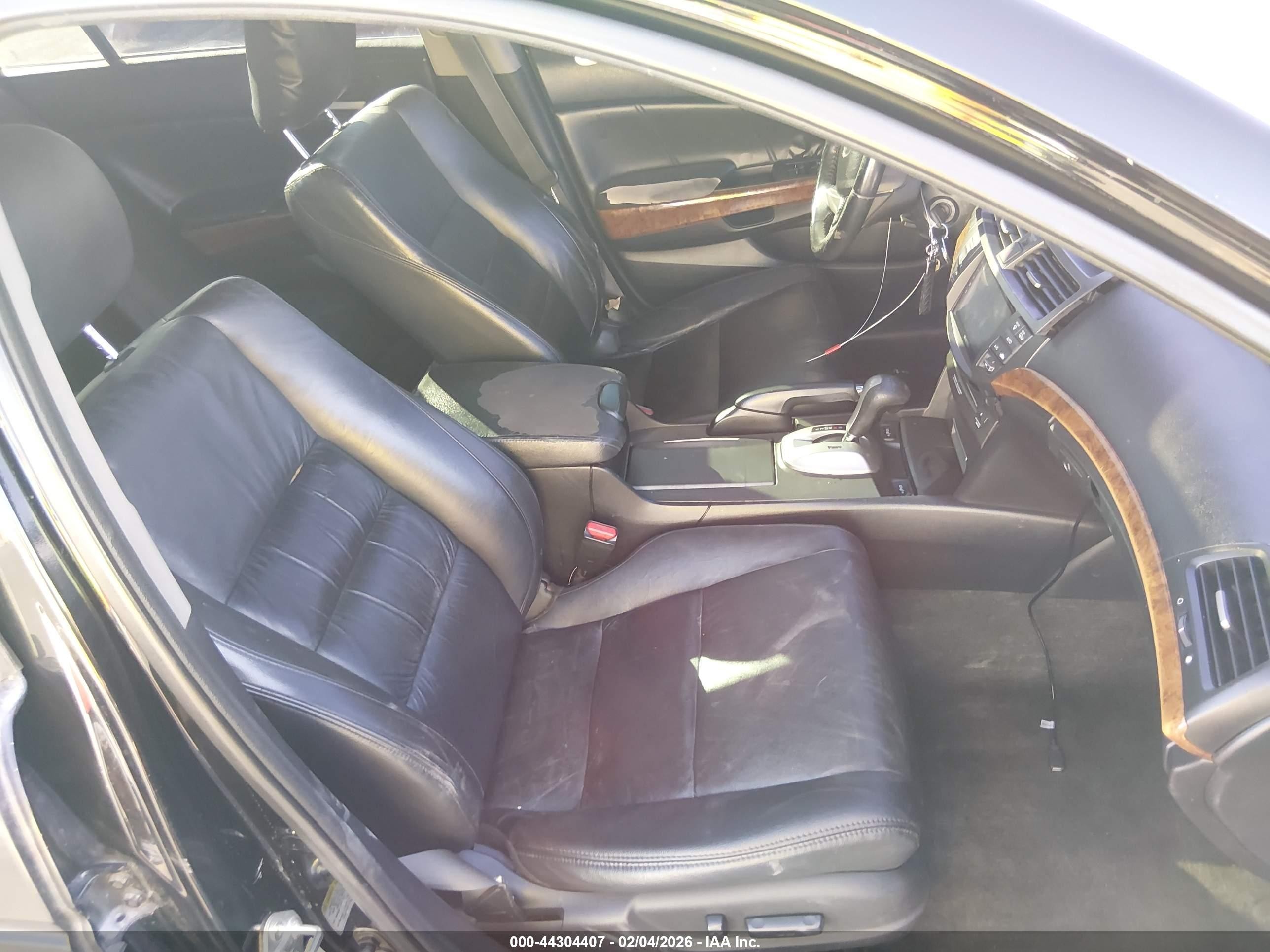2012 Honda Accord 2.4 Ex-l Black vin: 1HGCP2F86CA070216