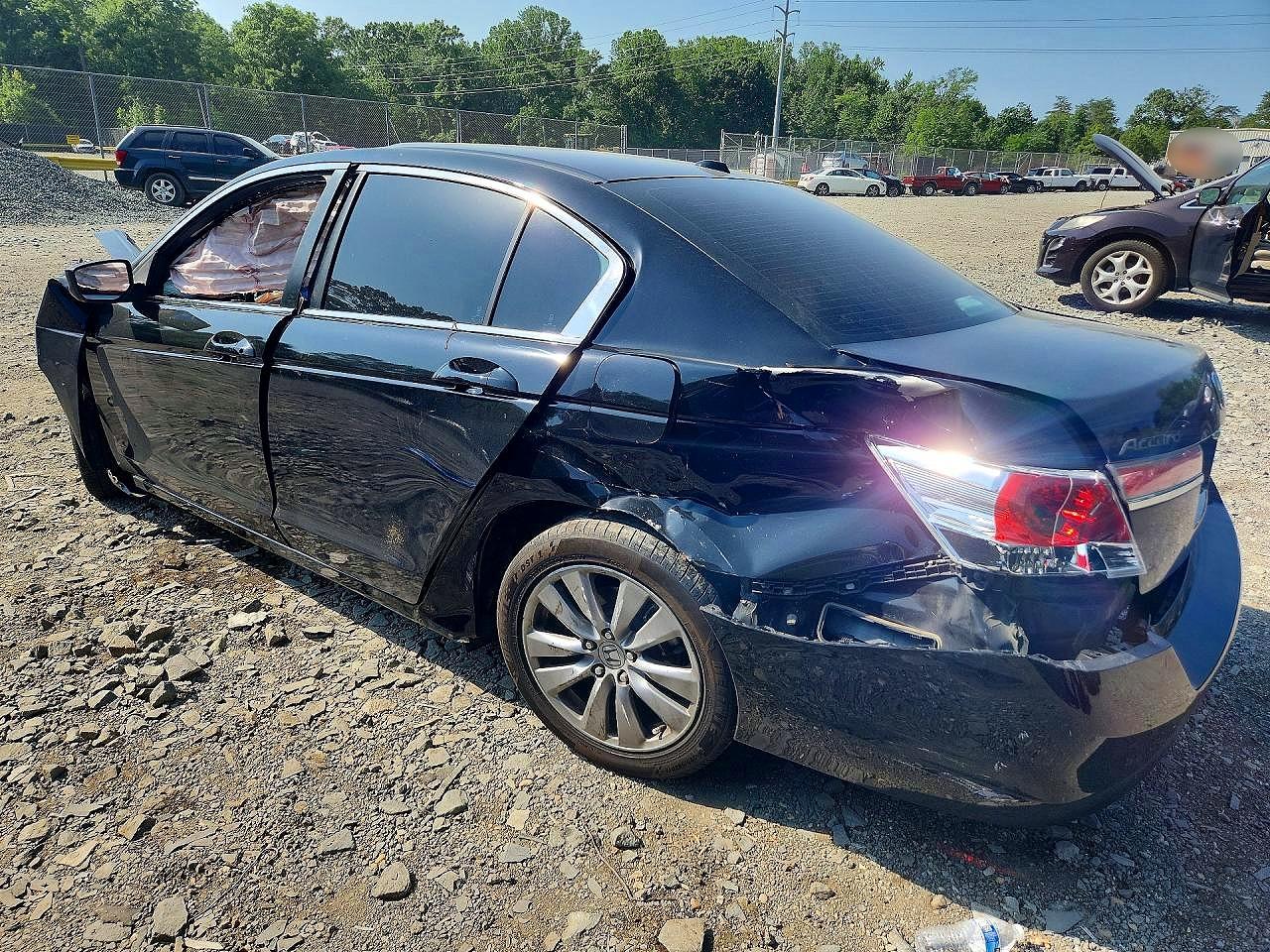 2012 Honda Accord Exl Black vin: 1HGCP2F86CA100718