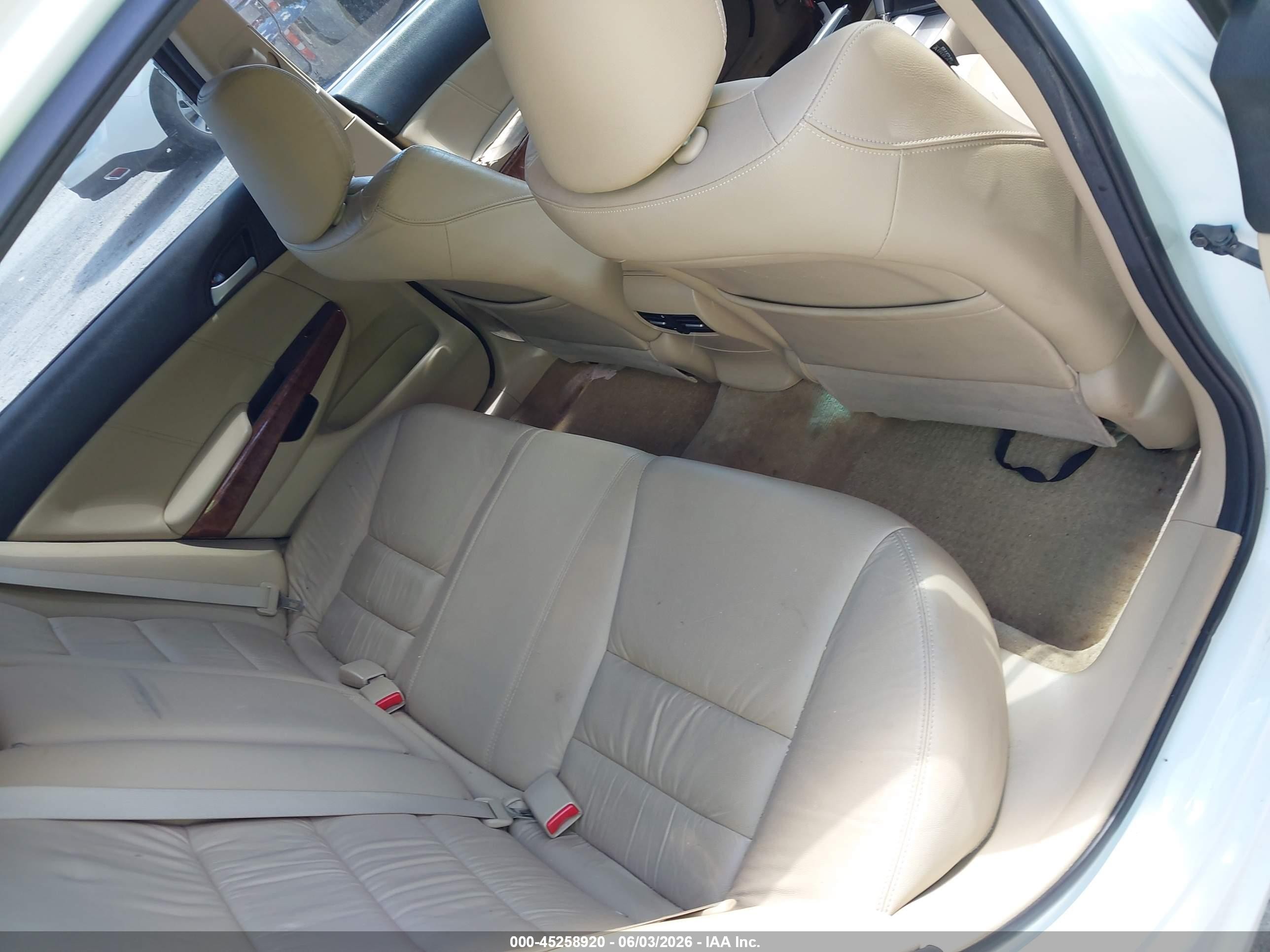 2012 Honda Accord 2.4 Ex-l White vin: 1HGCP2F86CA104963