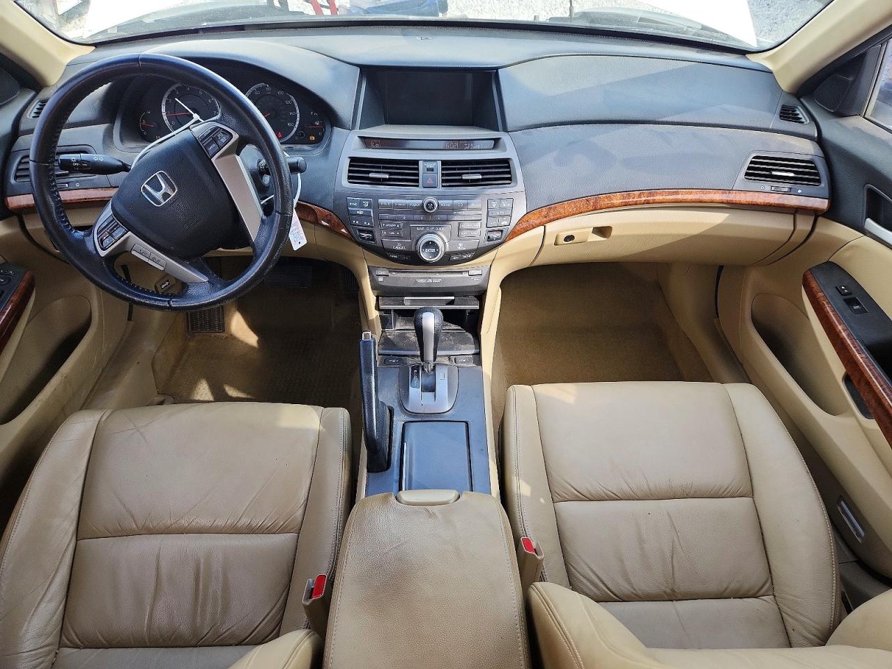 2012 Honda Accord Exl White vin: 1HGCP2F86CA111007