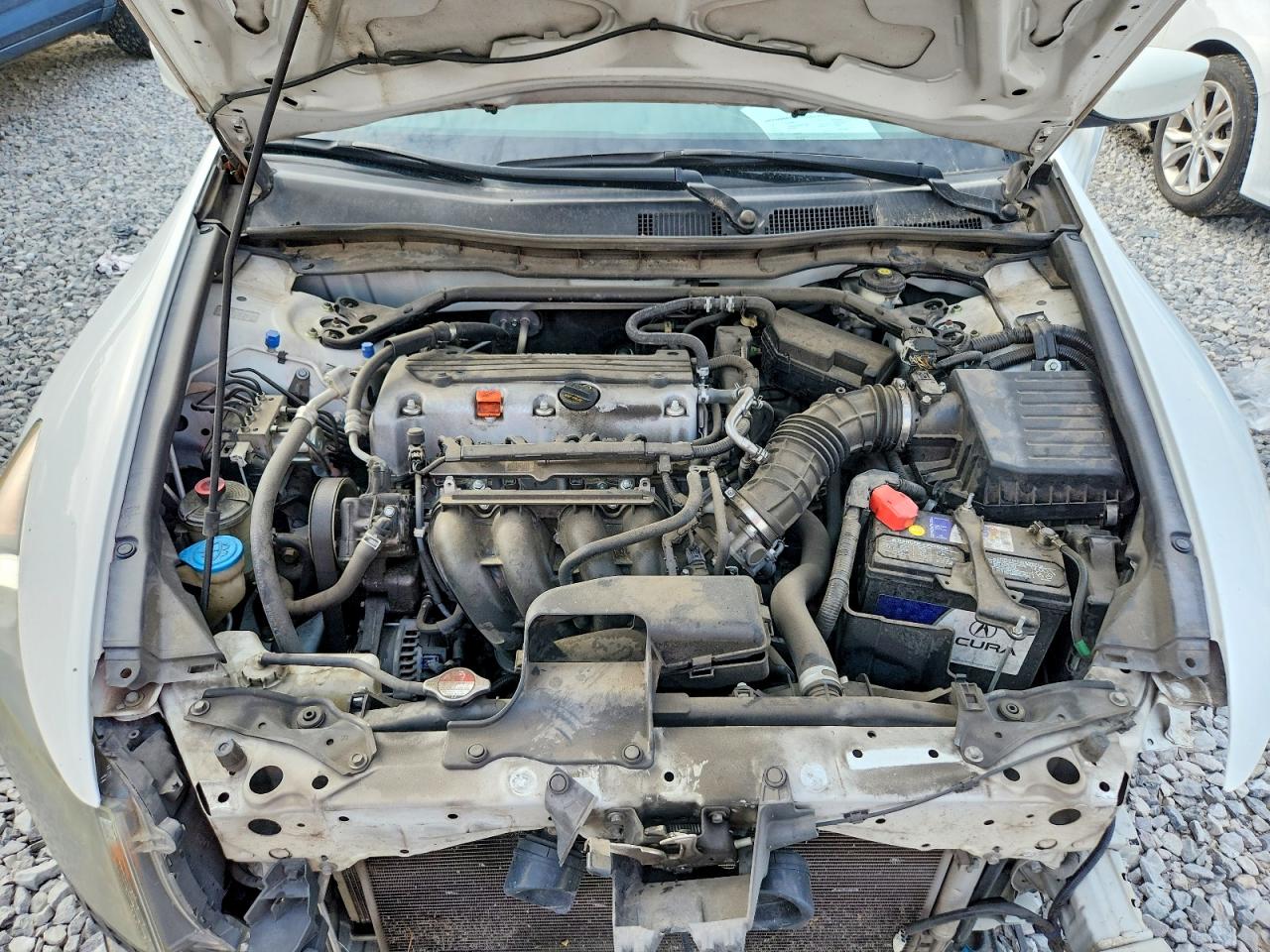 2012 Honda Accord Exl White vin: 1HGCP2F86CA111007