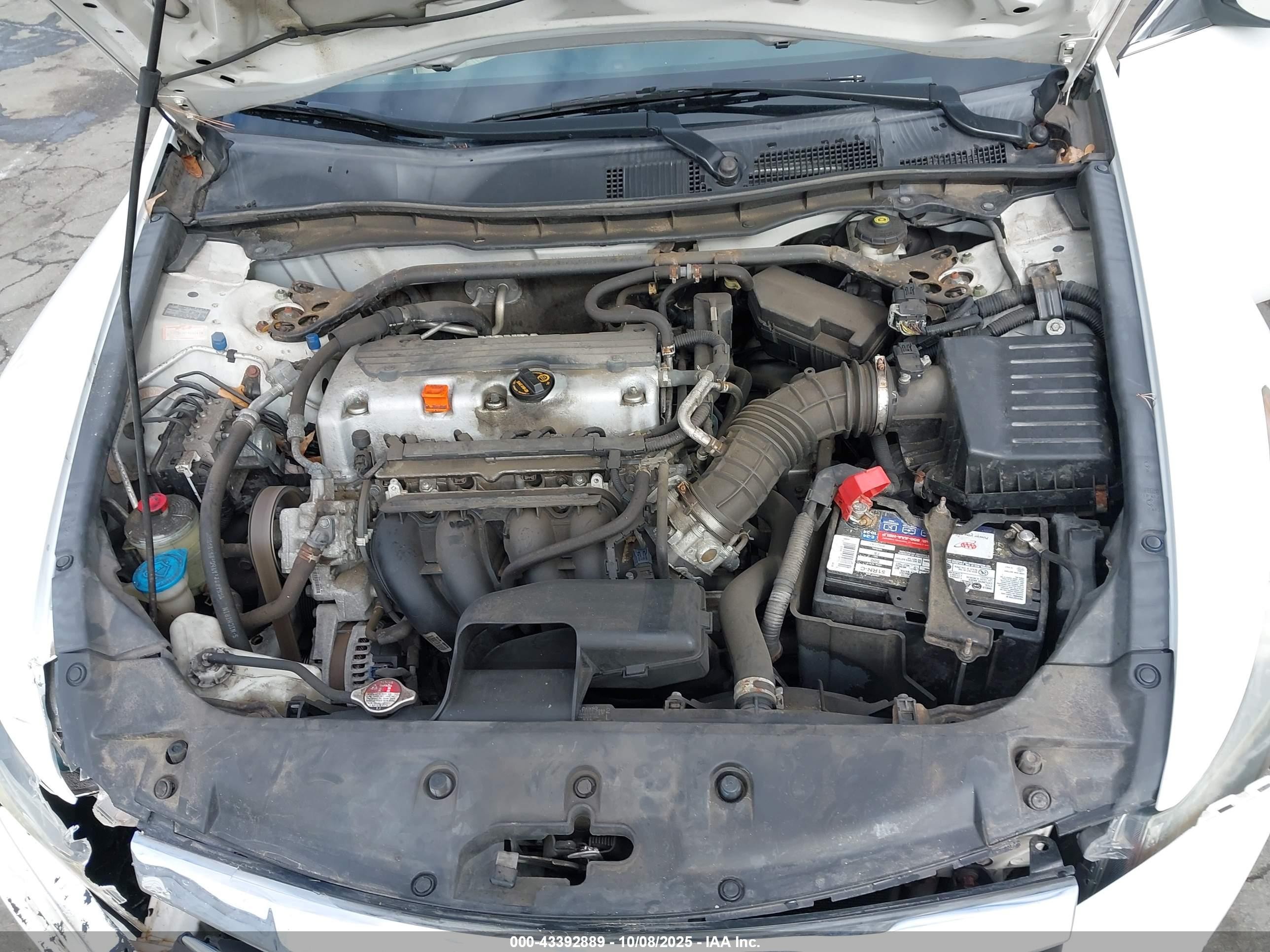2012 Honda Accord Sdn 2.4 Ex-l/ex-l White vin: 1HGCP2F86CA111069