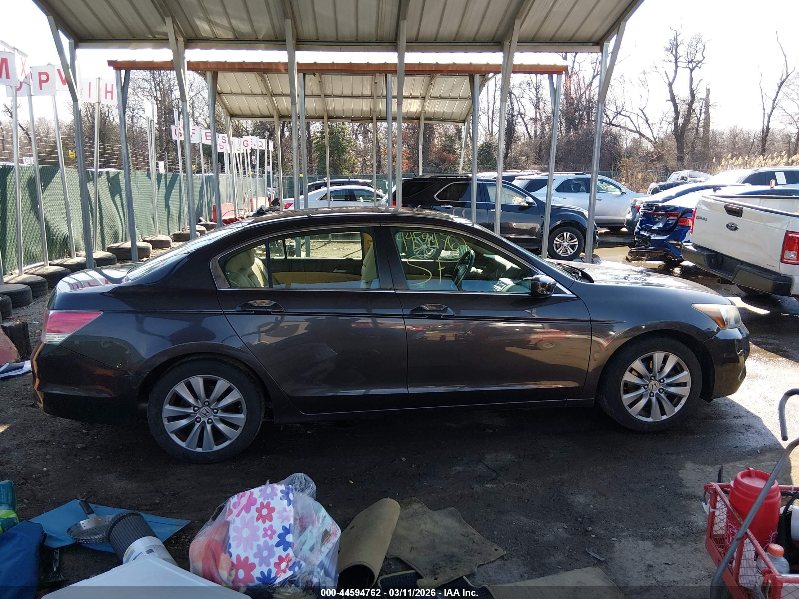 2012 Honda Accord 2.4 Ex-l Brown vin: 1HGCP2F86CA130771