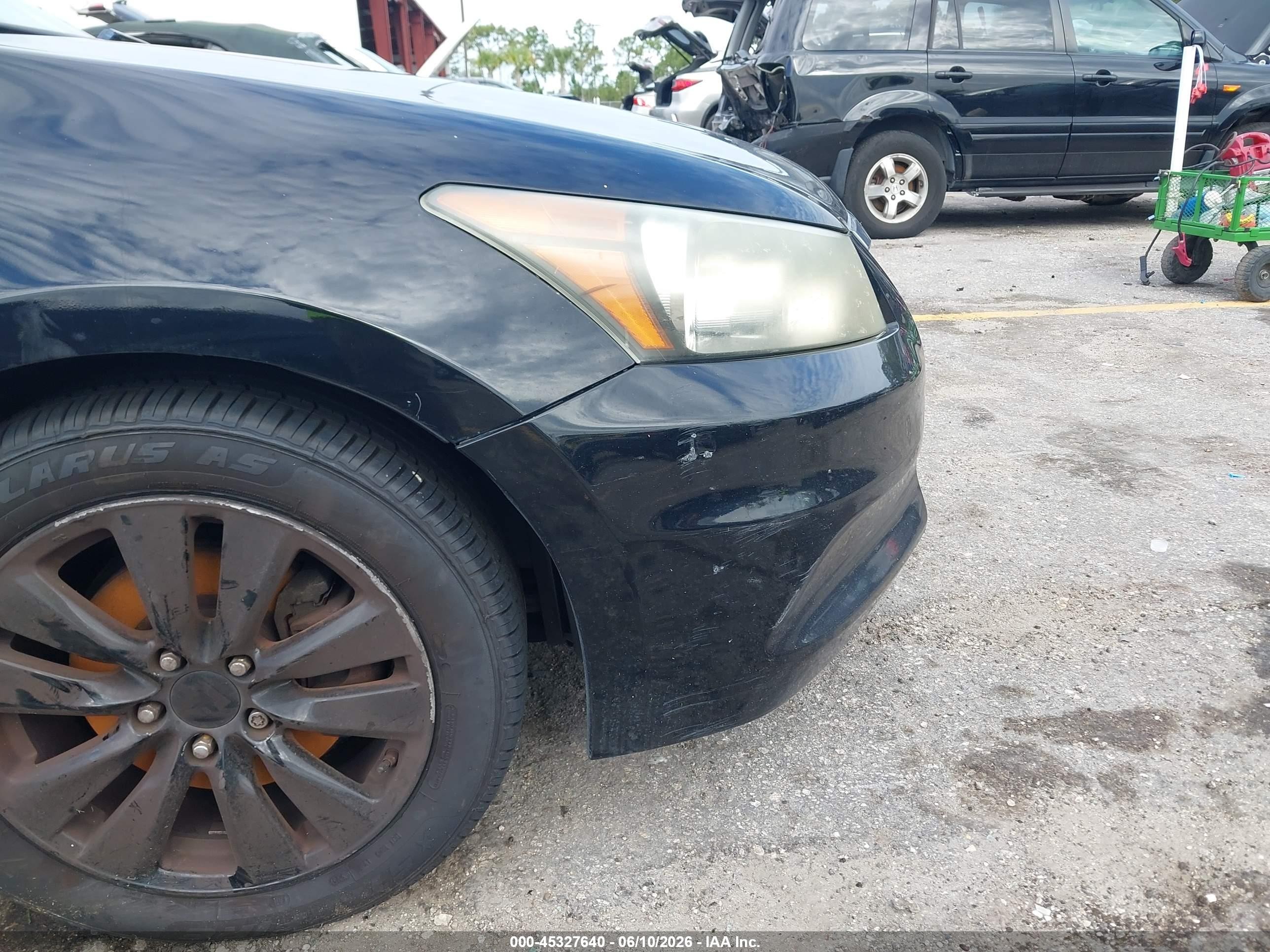 2012 Honda Accord 2.4 Ex-l Черный vin: 1HGCP2F86CA172325