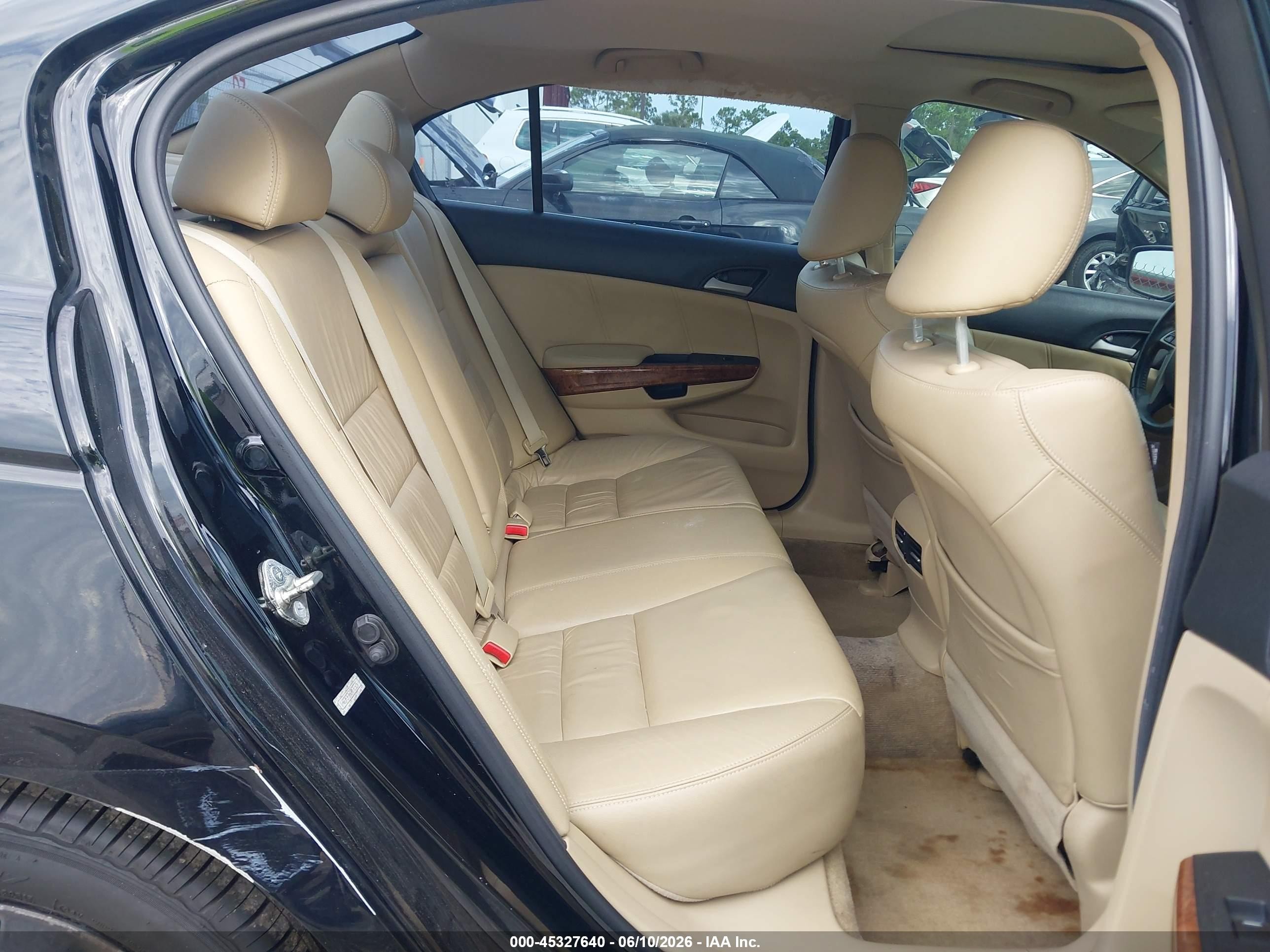 2012 Honda Accord 2.4 Ex-l Черный vin: 1HGCP2F86CA172325