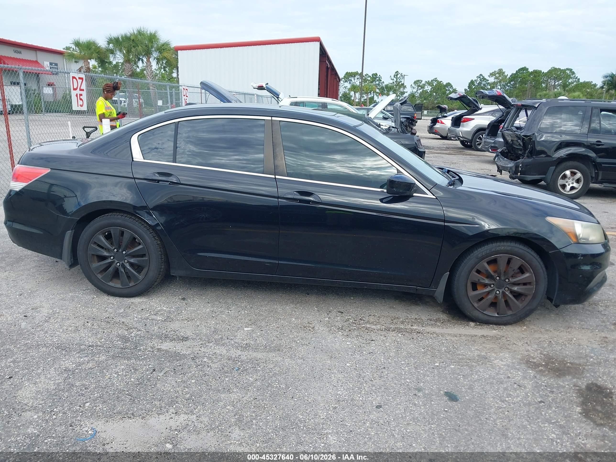 2012 Honda Accord 2.4 Ex-l Черный vin: 1HGCP2F86CA172325