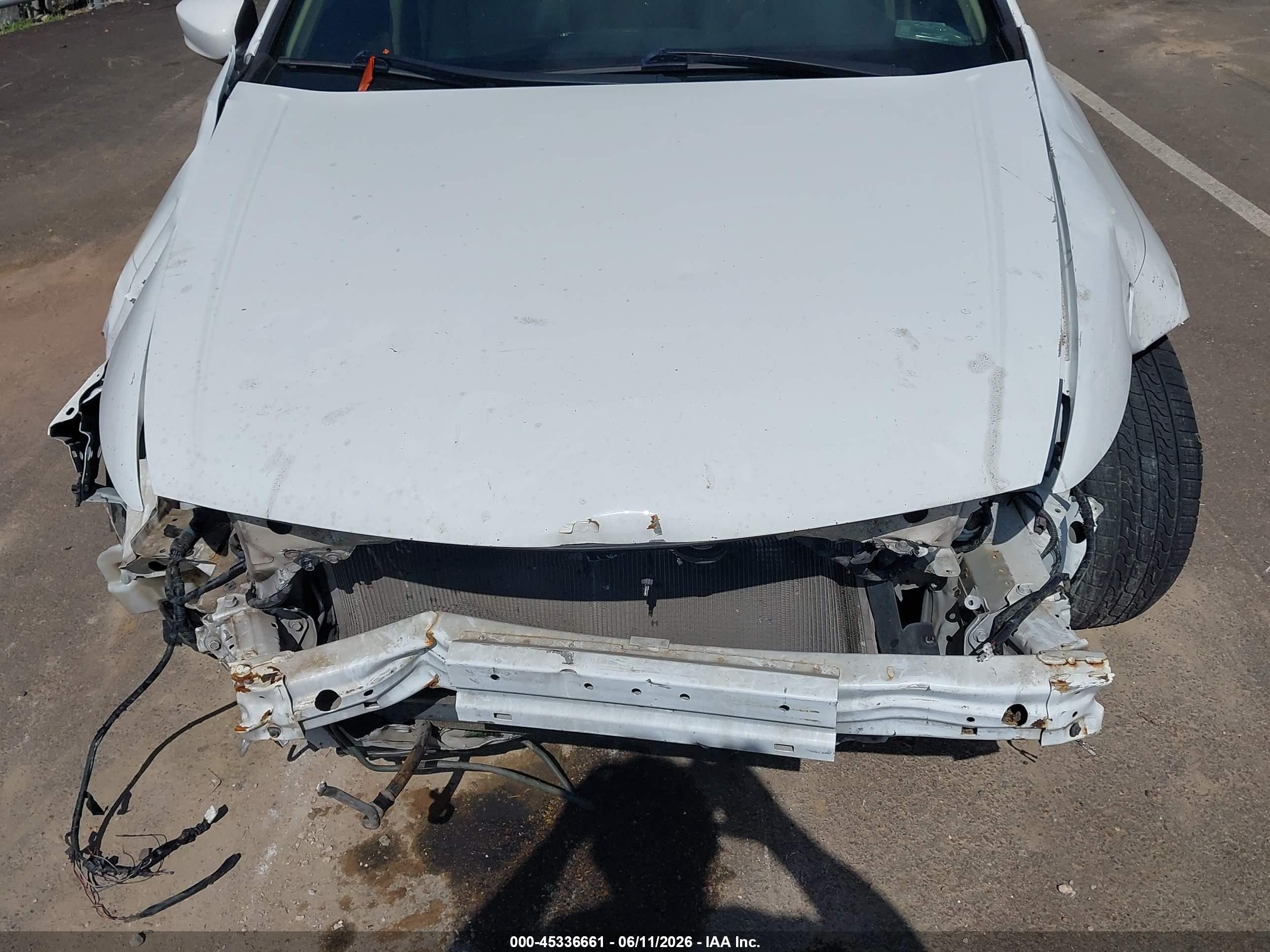 2012 Honda Accord 2.4 Ex-l White vin: 1HGCP2F86CA185365