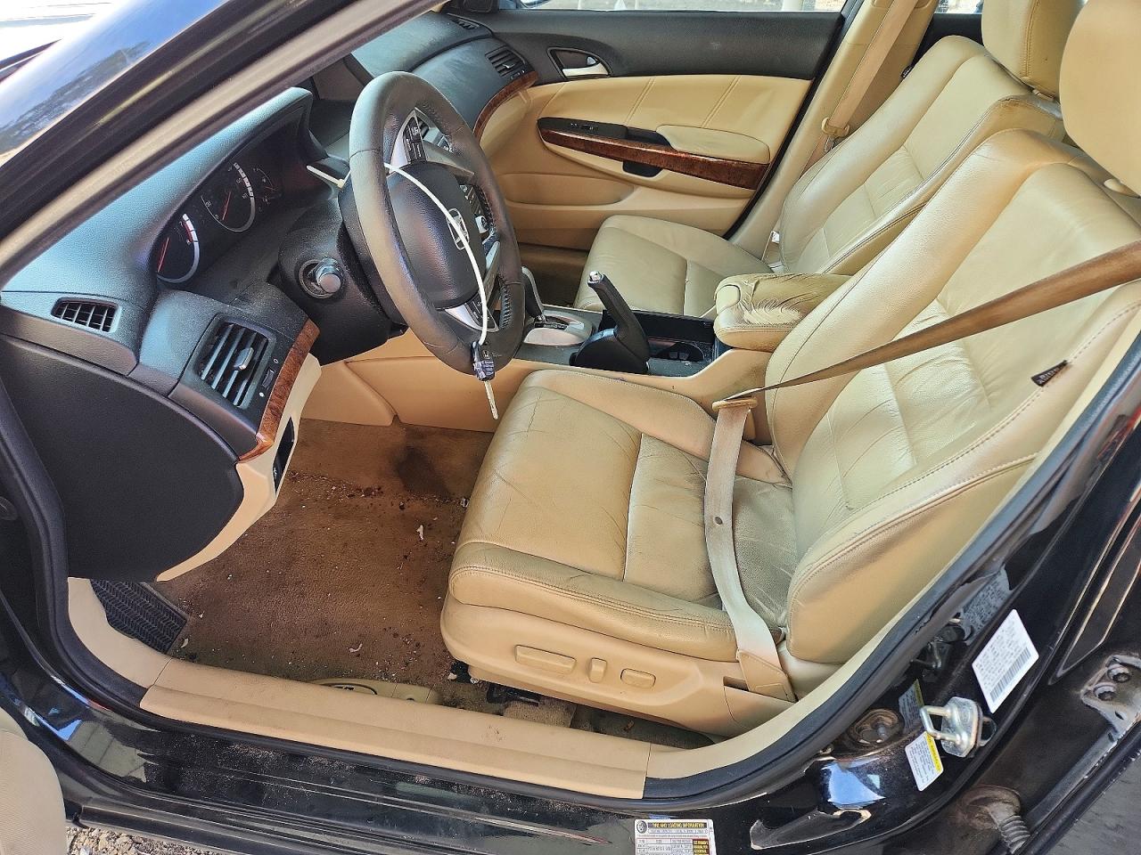 2012 Honda Accord Exl Black vin: 1HGCP2F86CA206487