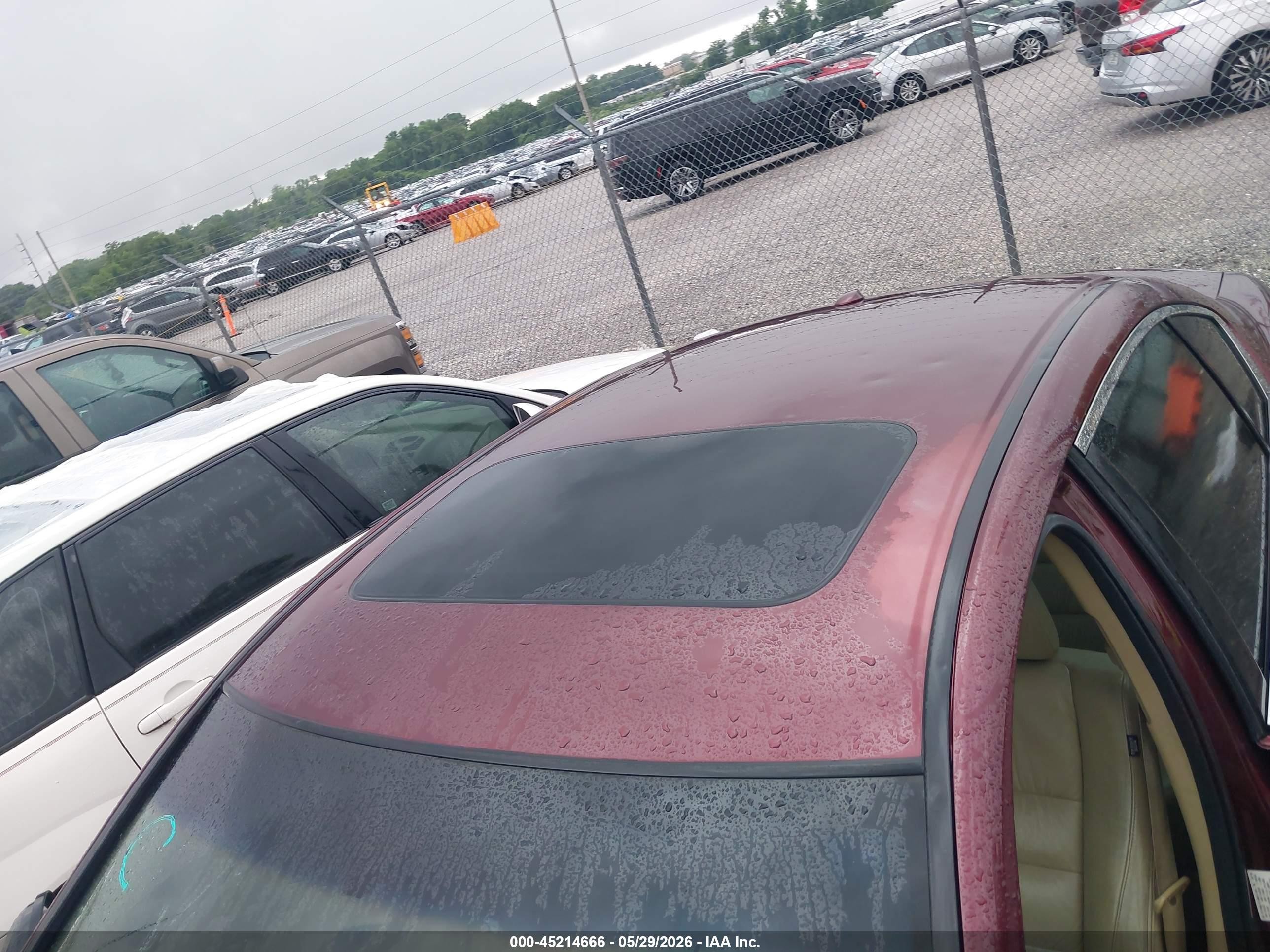 2010 Honda Accord 2.4 Ex-l Maroon vin: 1HGCP2F87AA014878