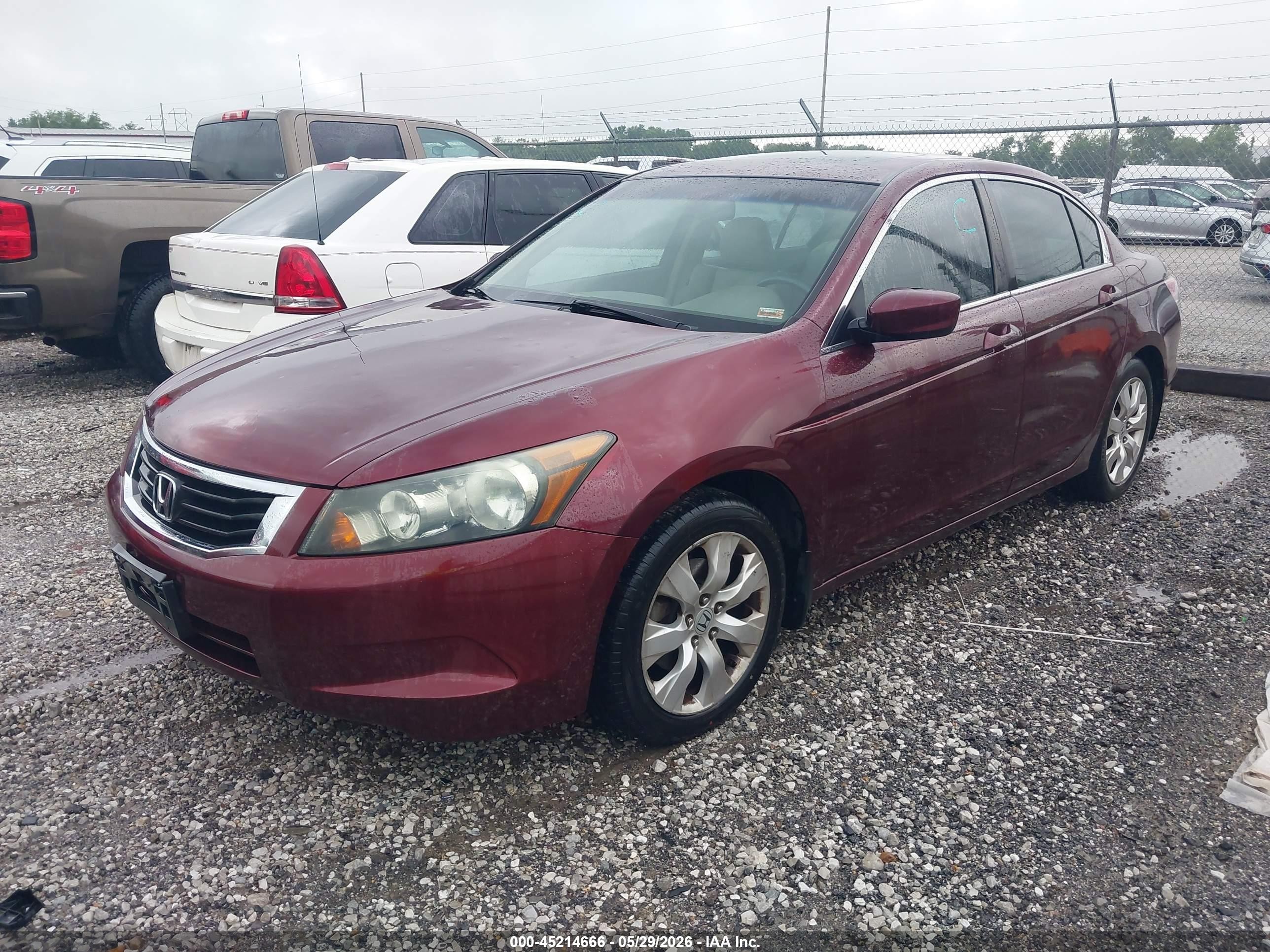 2010 Honda Accord 2.4 Ex-l Maroon vin: 1HGCP2F87AA014878