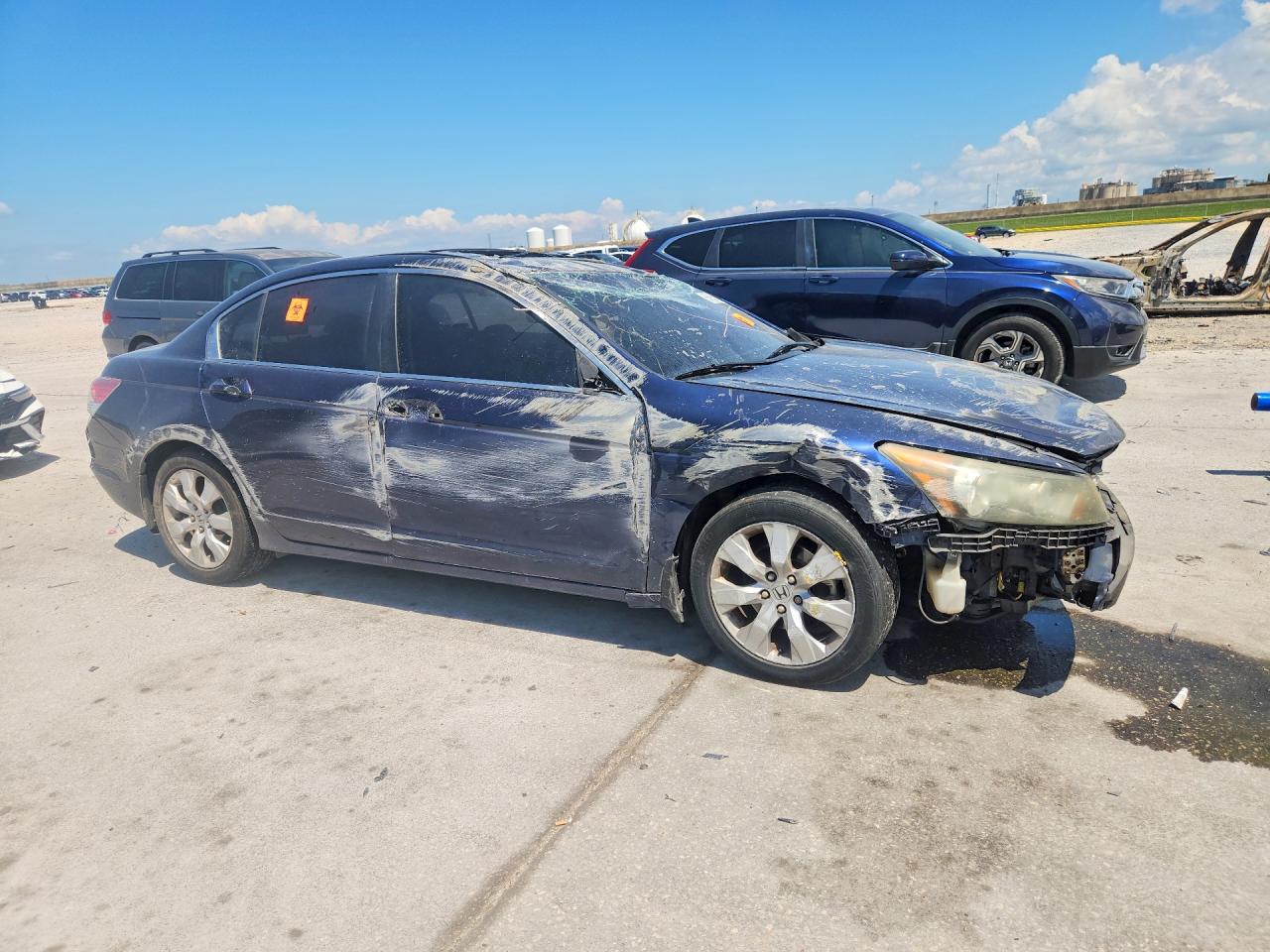 2010 Honda Accord Exl Blue vin: 1HGCP2F87AA044950