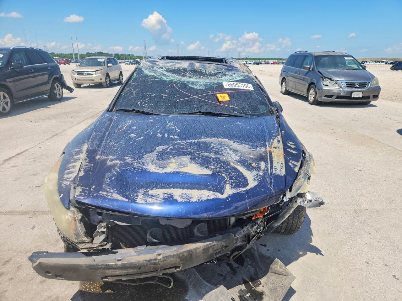 2010 Honda Accord Exl Blue vin: 1HGCP2F87AA044950