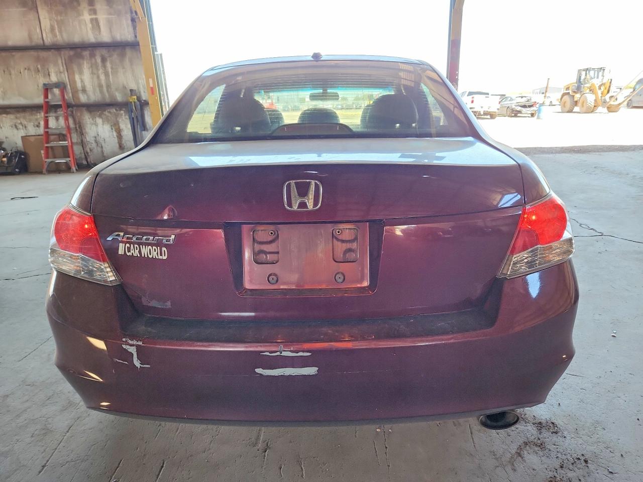 2010 Honda Accord Exl Burgundy vin: 1HGCP2F87AA064857