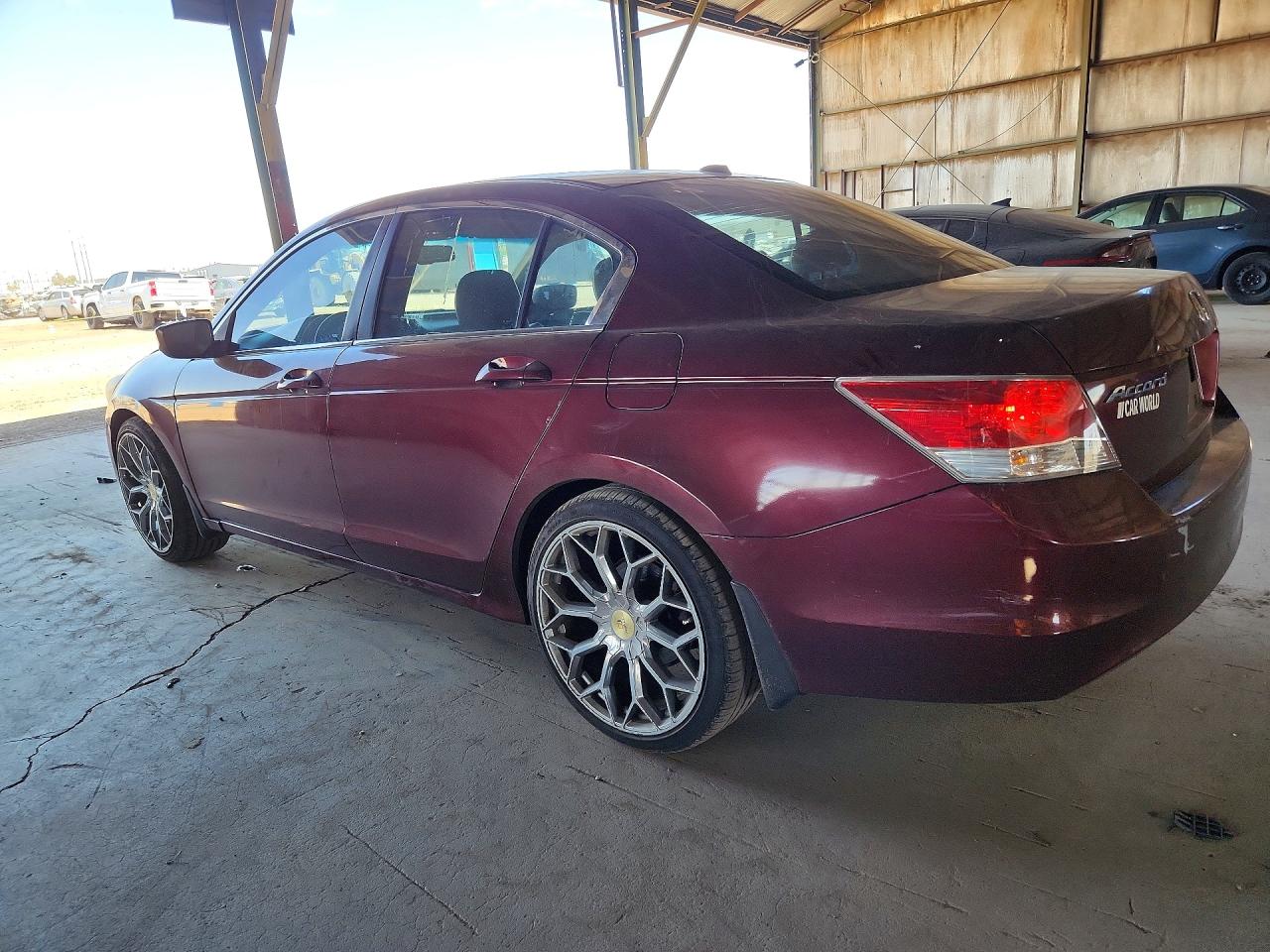2010 Honda Accord Exl Burgundy vin: 1HGCP2F87AA064857