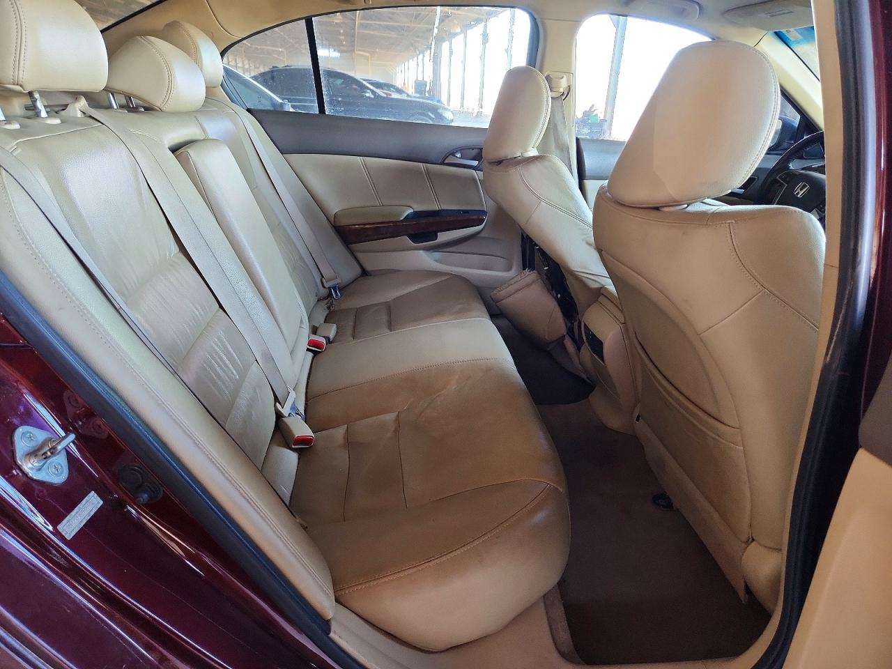 2010 Honda Accord Exl Burgundy vin: 1HGCP2F87AA064857