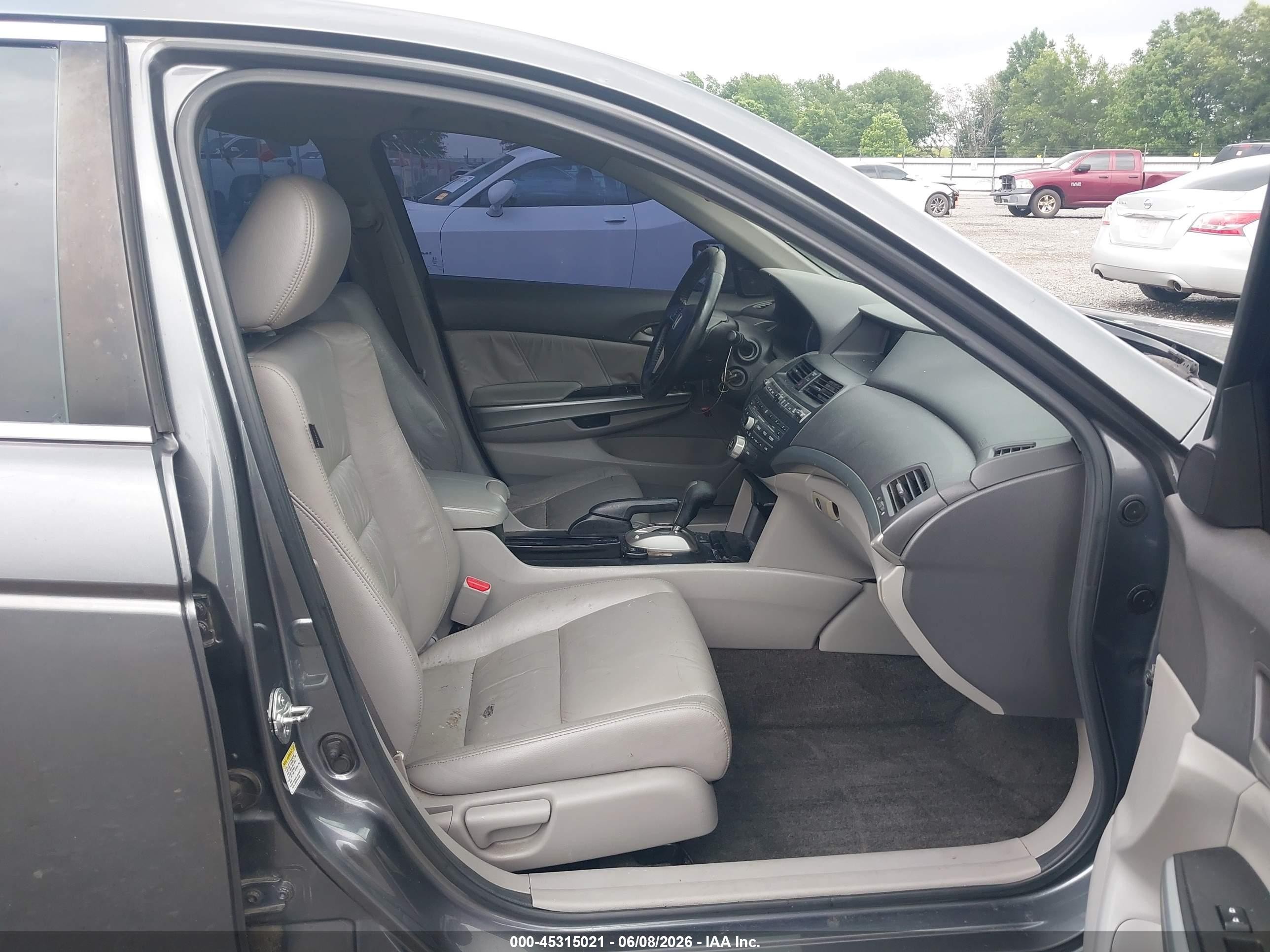 2010 Honda Accord 2.4 Ex-l Серый vin: 1HGCP2F87AA077057