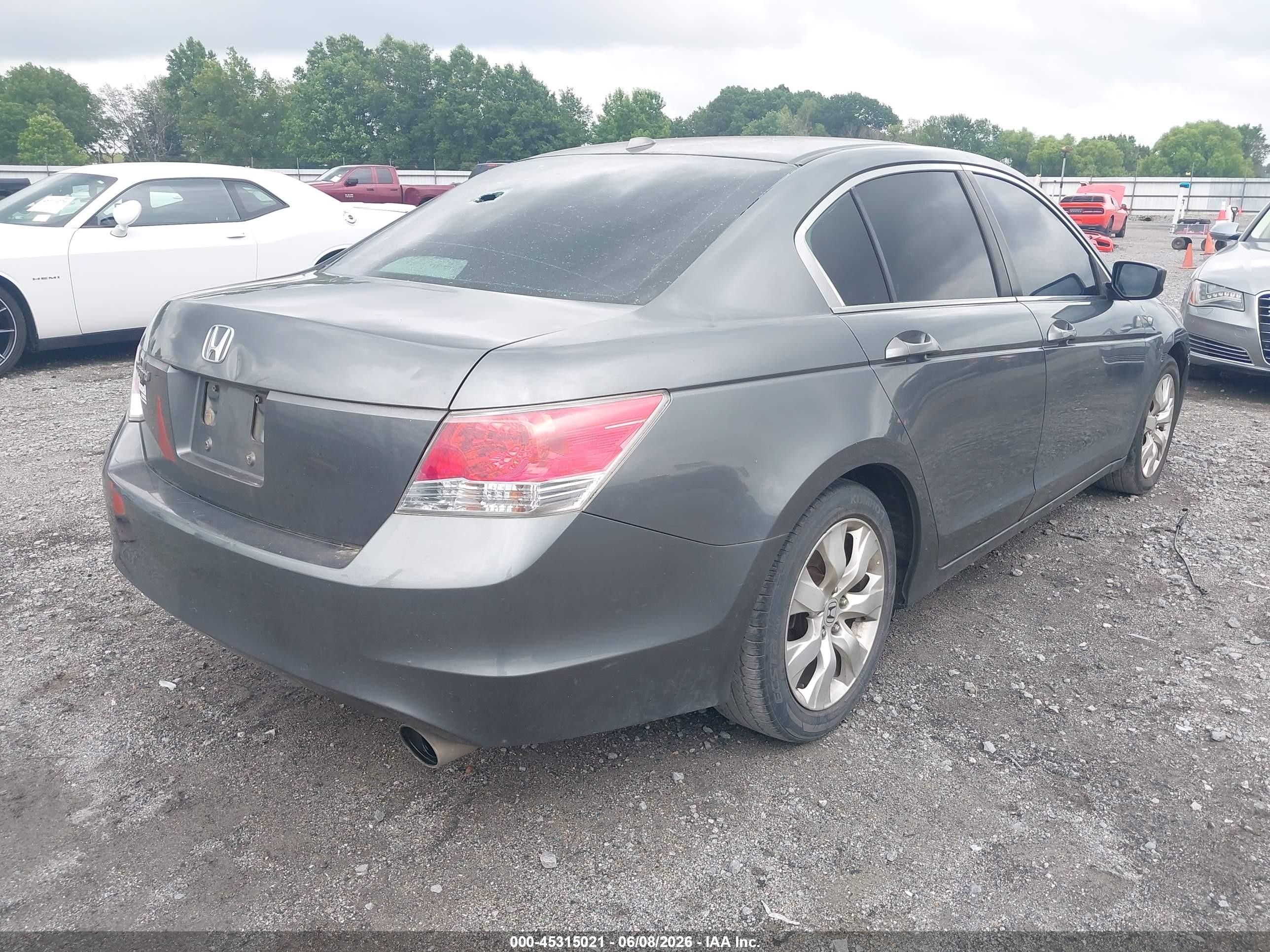 2010 Honda Accord 2.4 Ex-l Серый vin: 1HGCP2F87AA077057