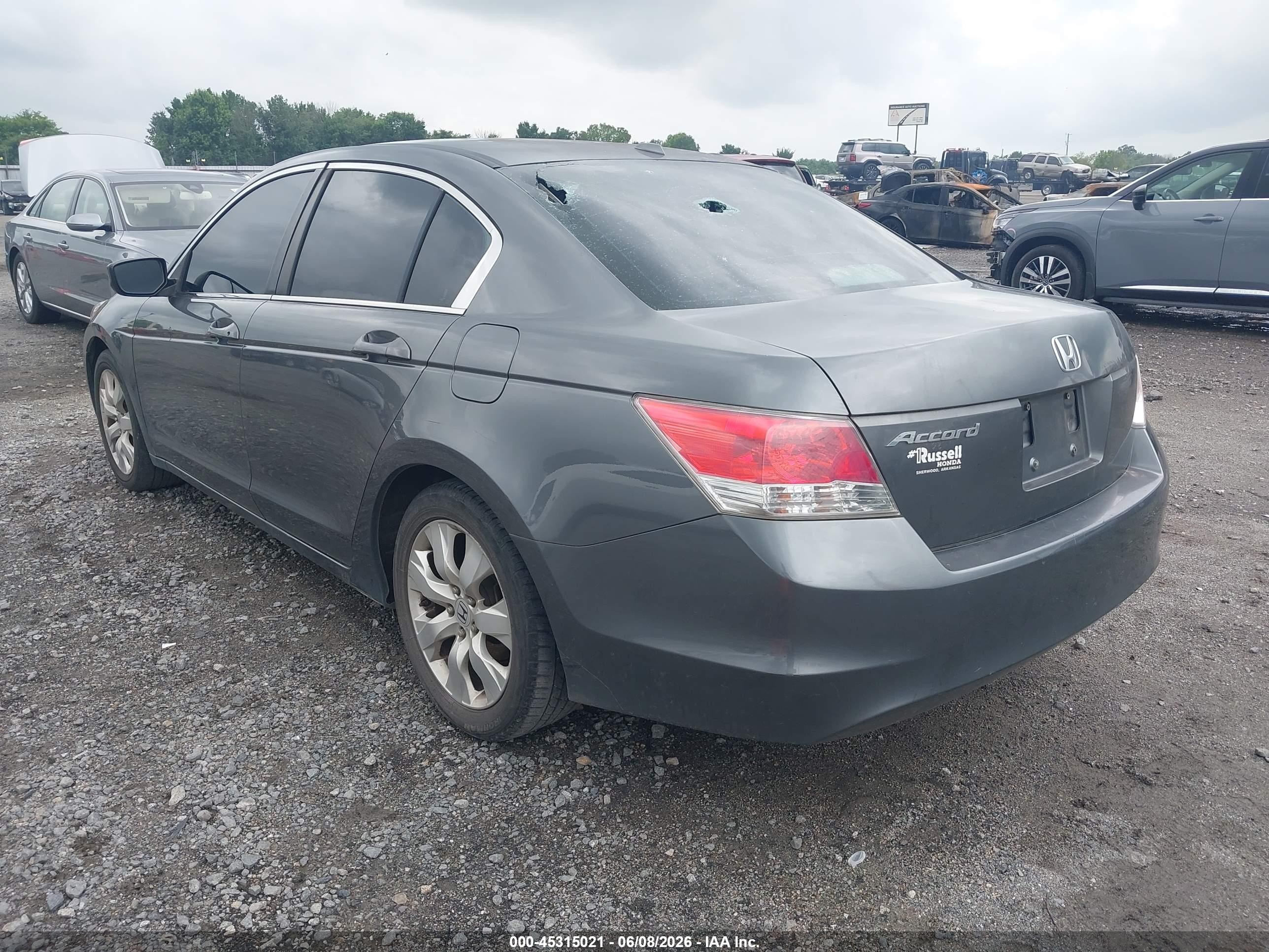 2010 Honda Accord 2.4 Ex-l Серый vin: 1HGCP2F87AA077057