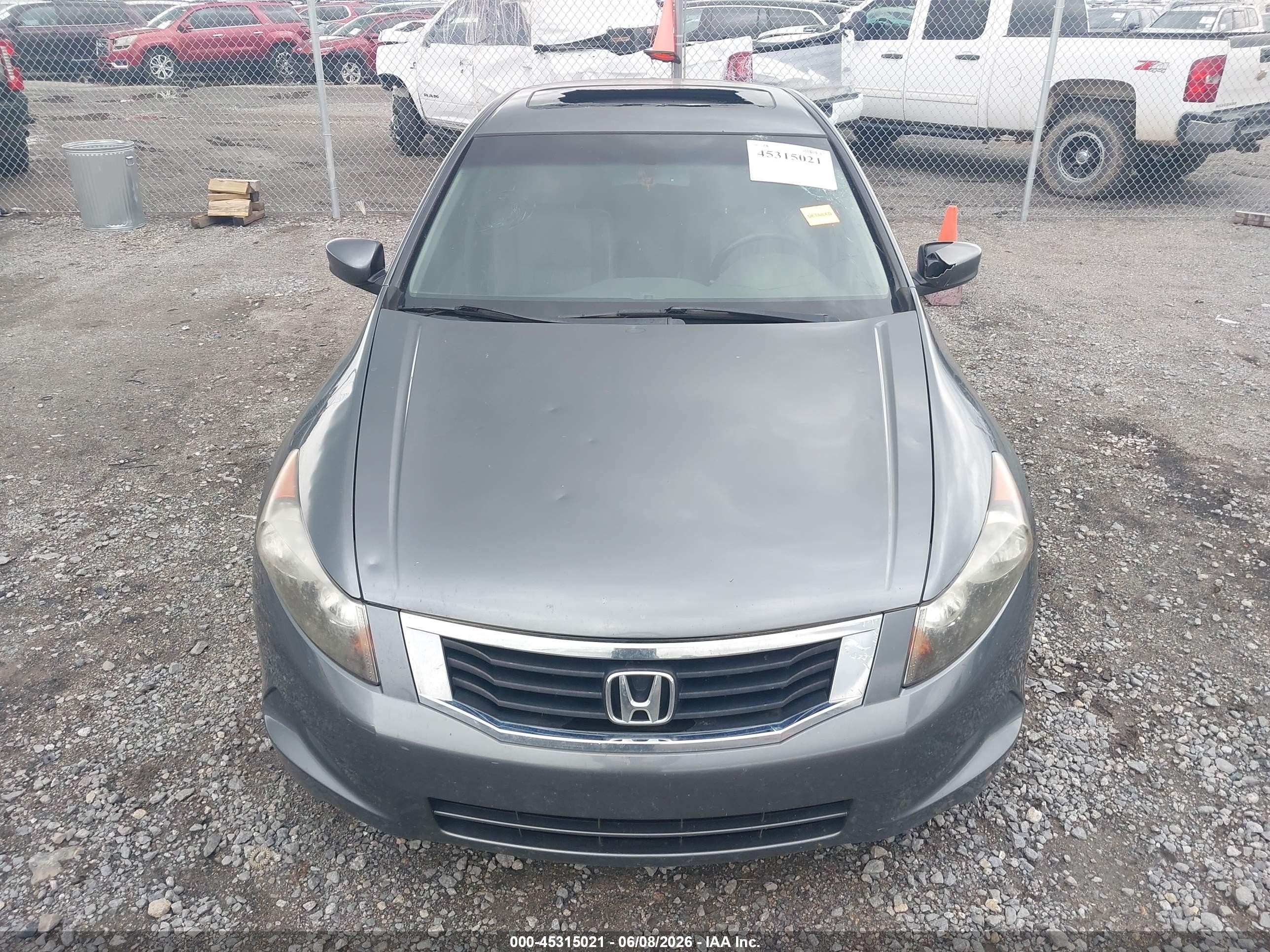 2010 Honda Accord 2.4 Ex-l Серый vin: 1HGCP2F87AA077057