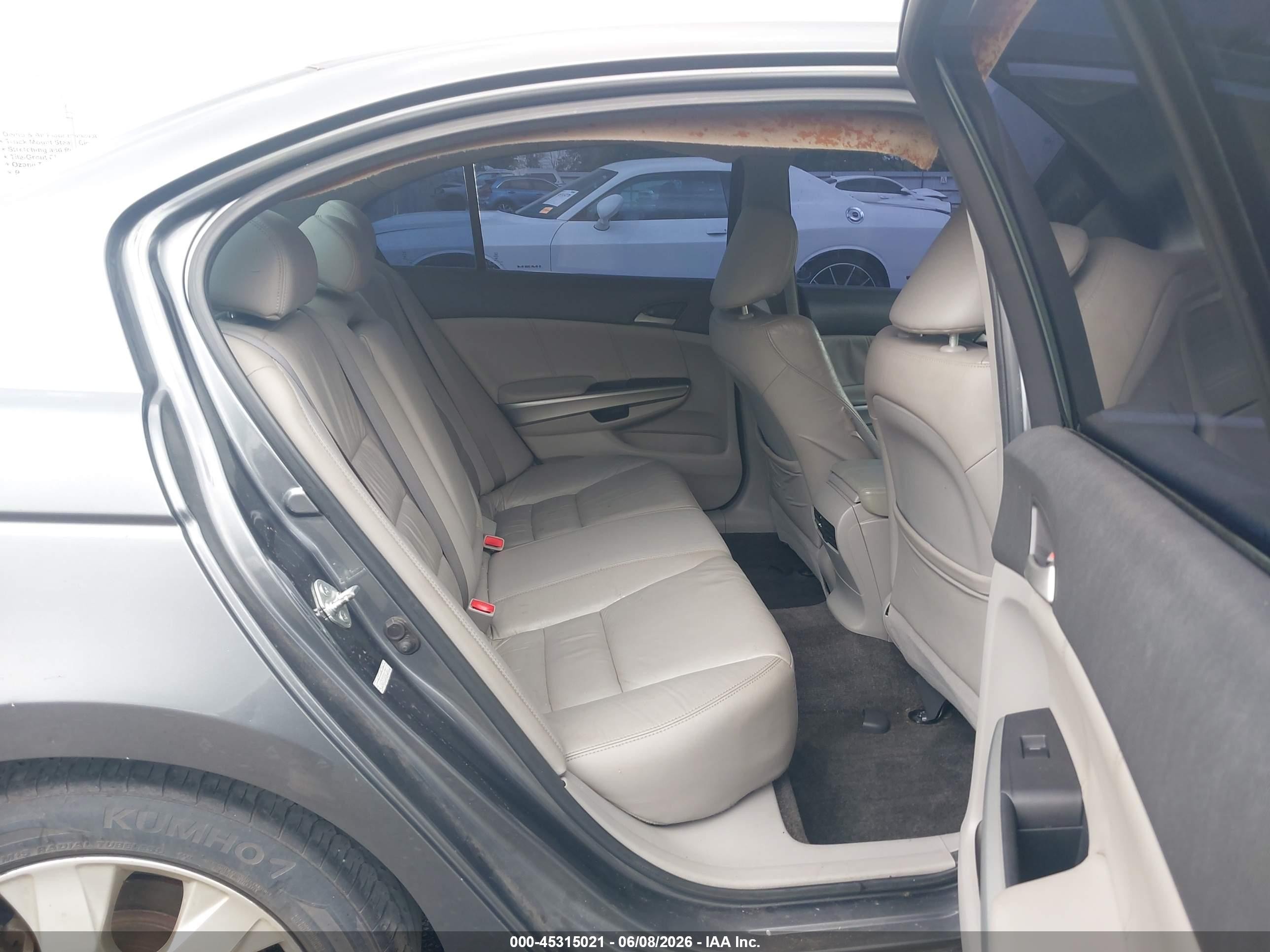 2010 Honda Accord 2.4 Ex-l Серый vin: 1HGCP2F87AA077057