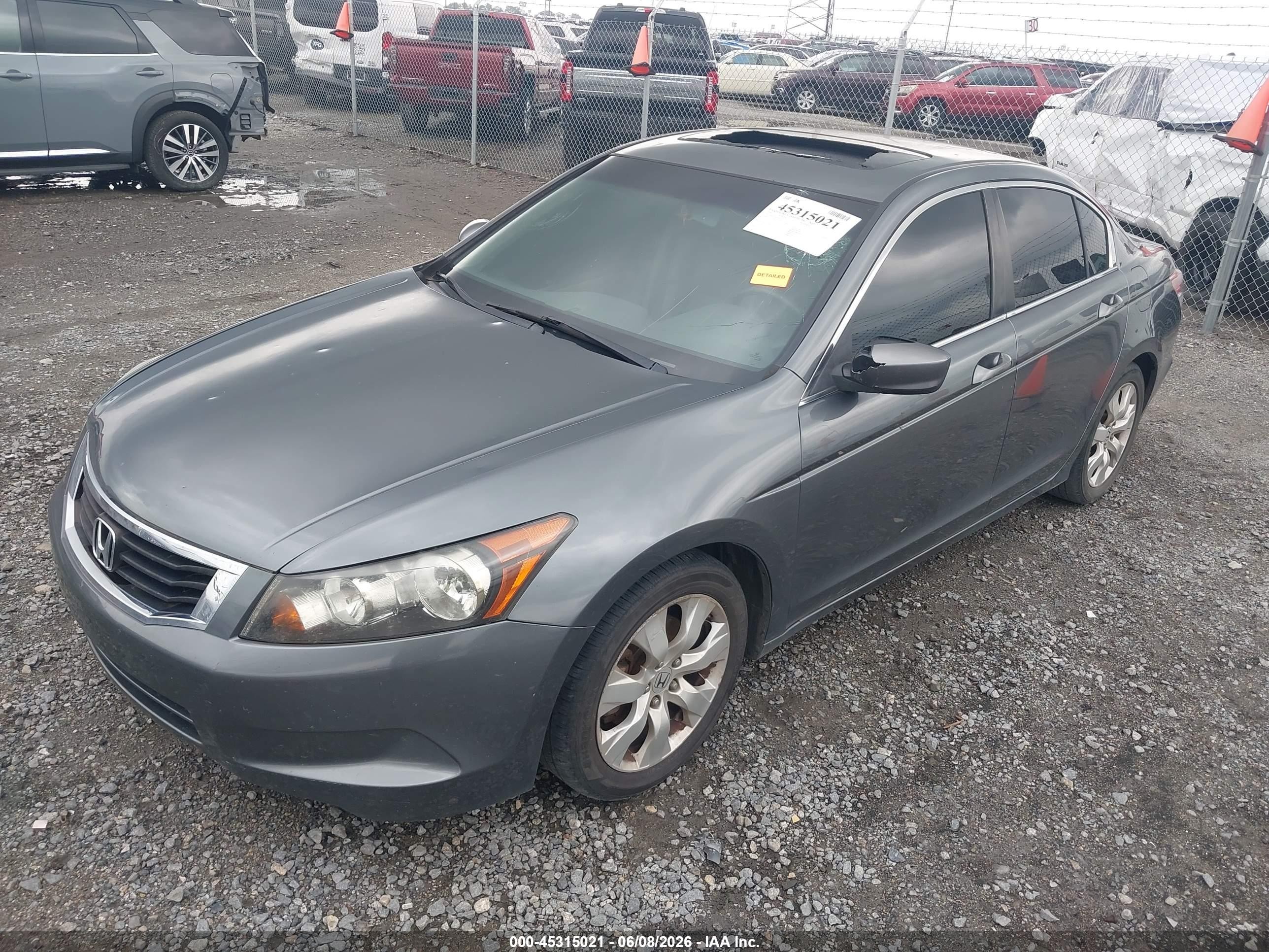 2010 Honda Accord 2.4 Ex-l Серый vin: 1HGCP2F87AA077057