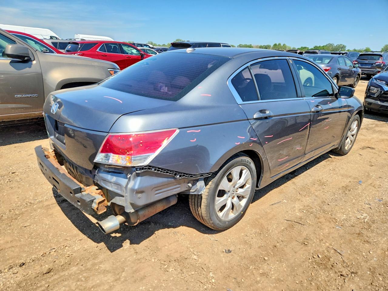 2010 Honda Accord Exl Gray vin: 1HGCP2F87AA091721