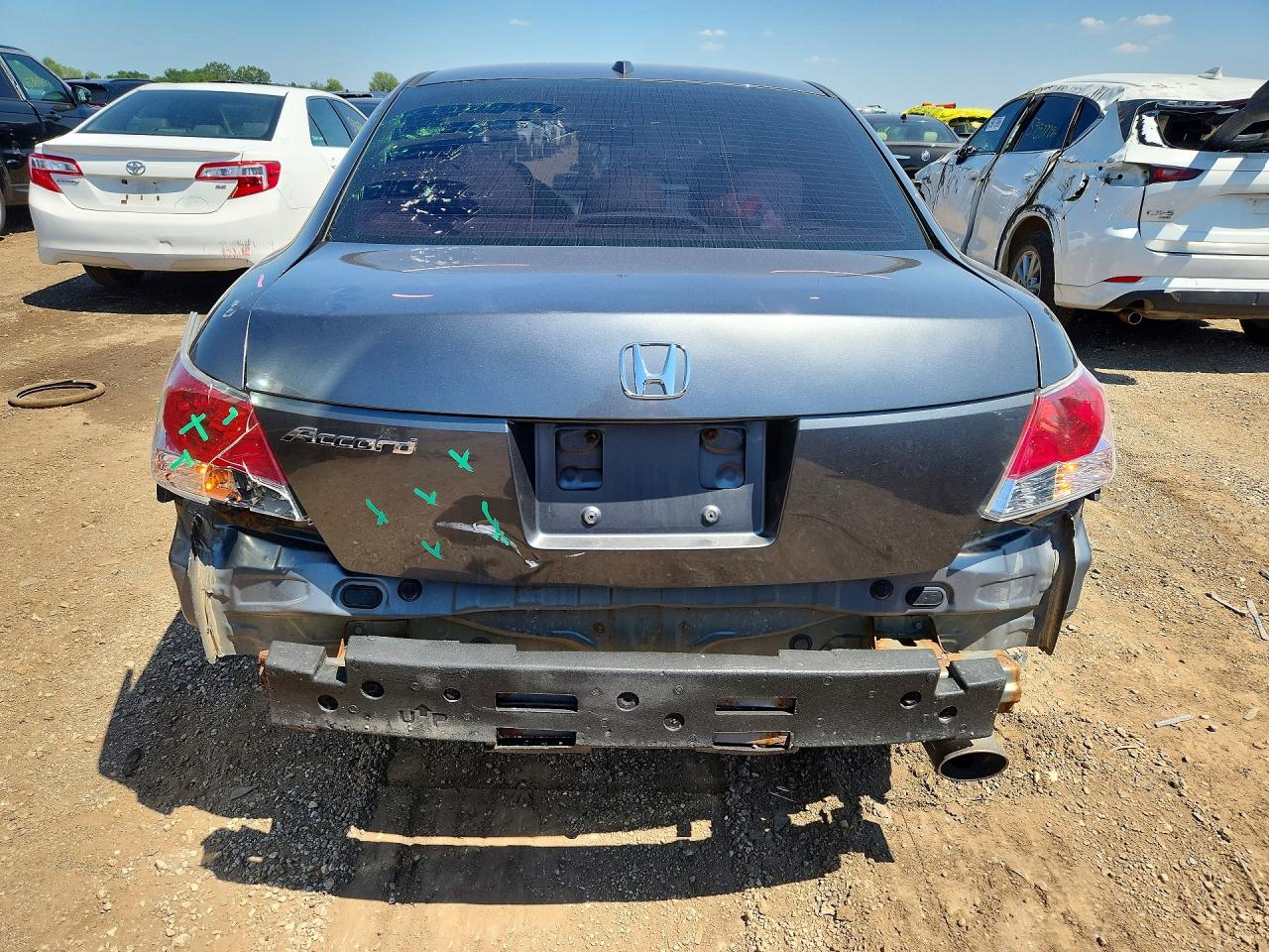 2010 Honda Accord Exl Gray vin: 1HGCP2F87AA091721