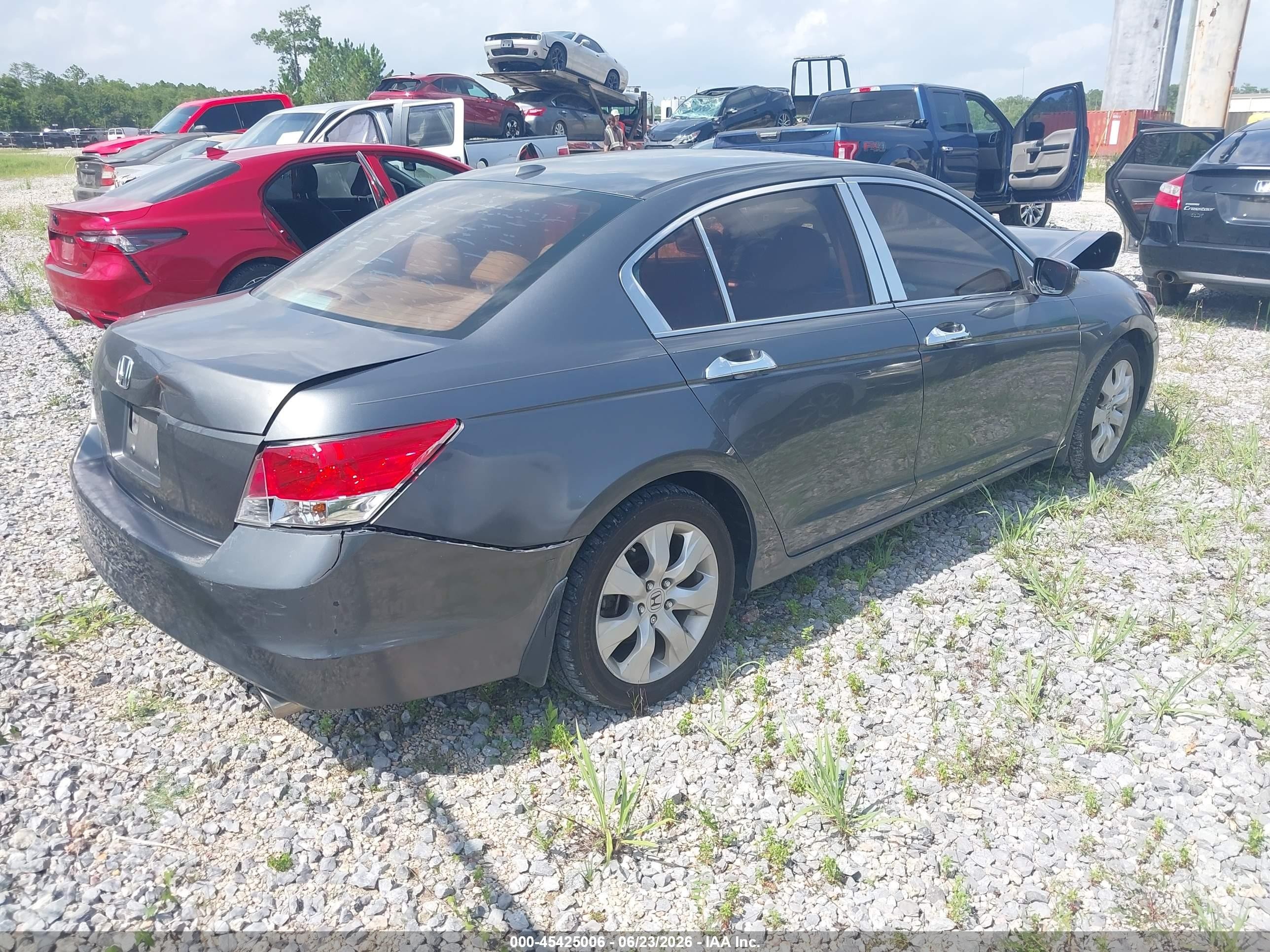 2010 Honda Accord 2.4 Ex-l Brown vin: 1HGCP2F87AA103642