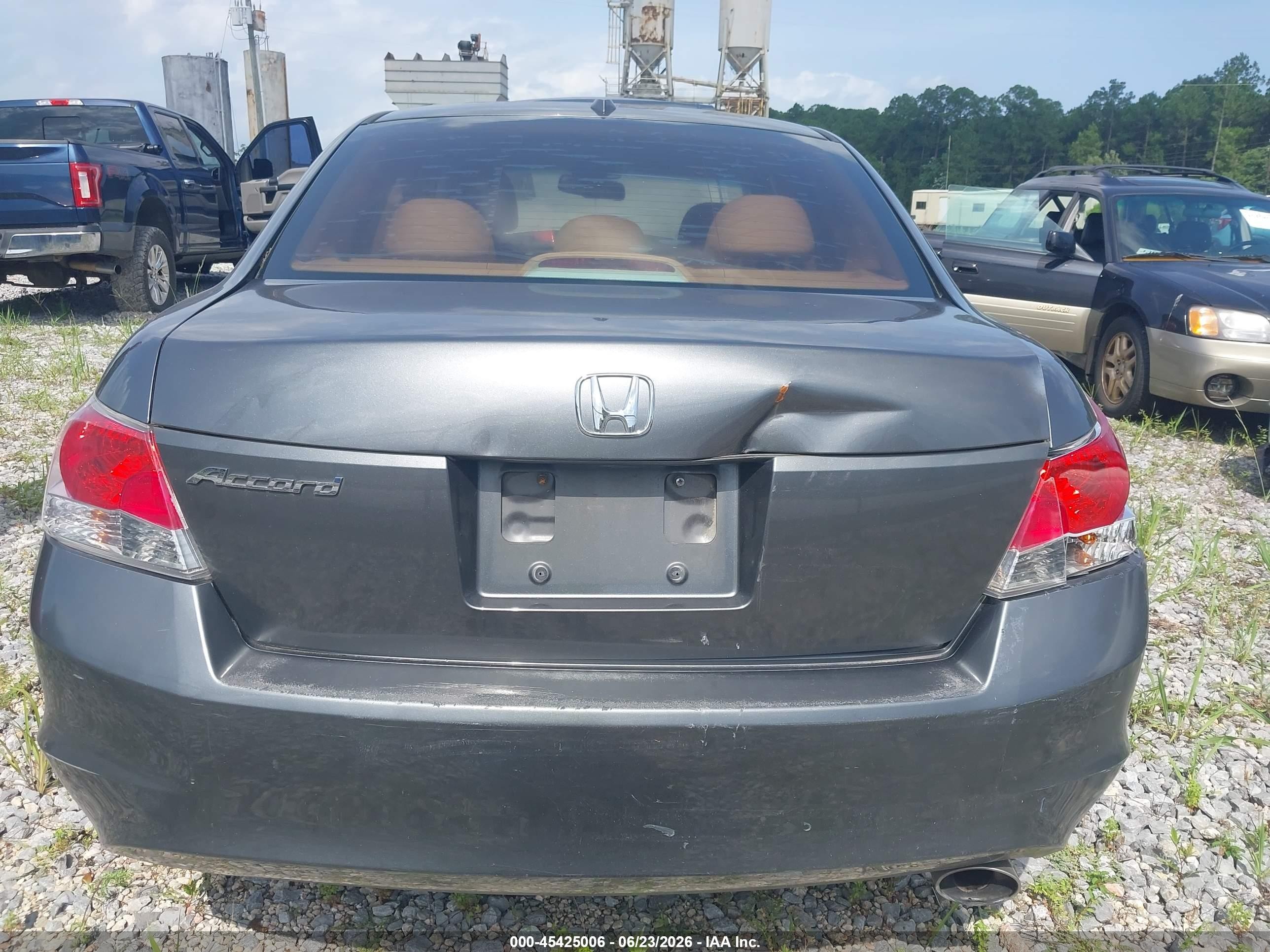 2010 Honda Accord 2.4 Ex-l Brown vin: 1HGCP2F87AA103642