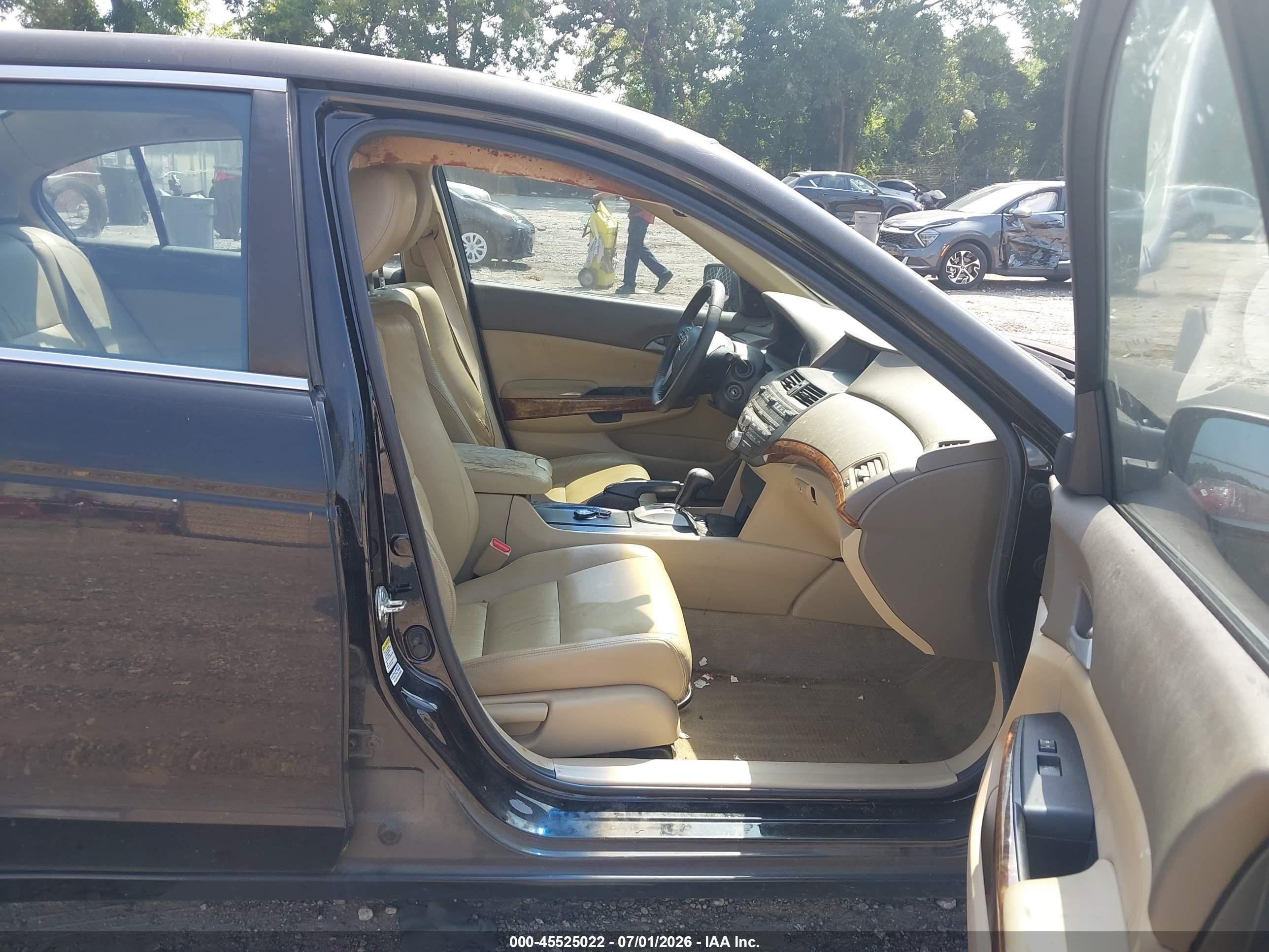 2010 Honda Accord 2.4 Ex-l Черный vin: 1HGCP2F87AA105889