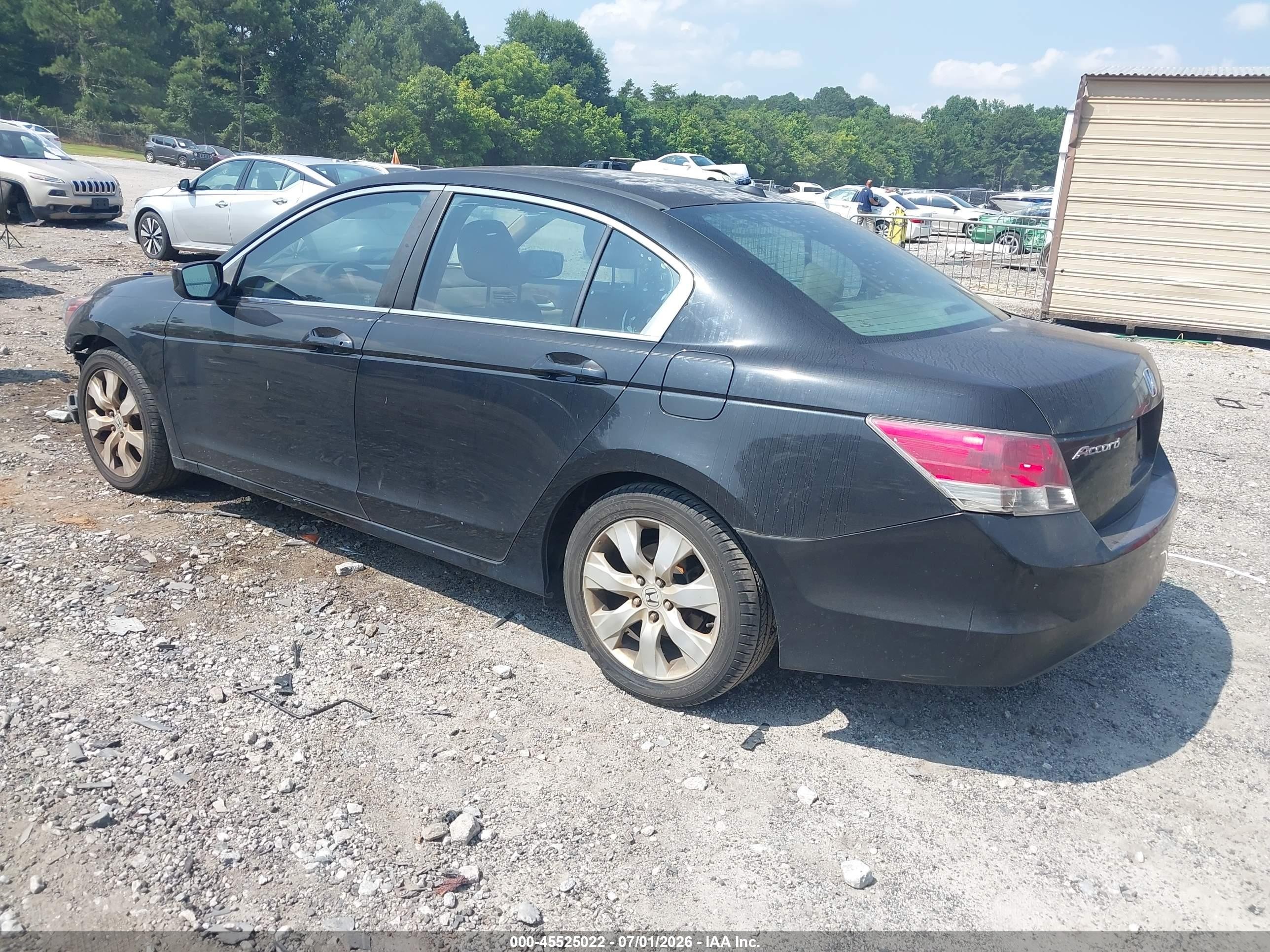 2010 Honda Accord 2.4 Ex-l Черный vin: 1HGCP2F87AA105889